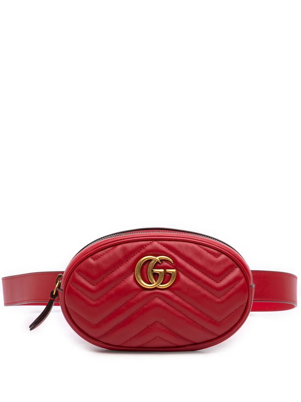 2016-2026 GG Marmont Matelasse Calfskin belt bag