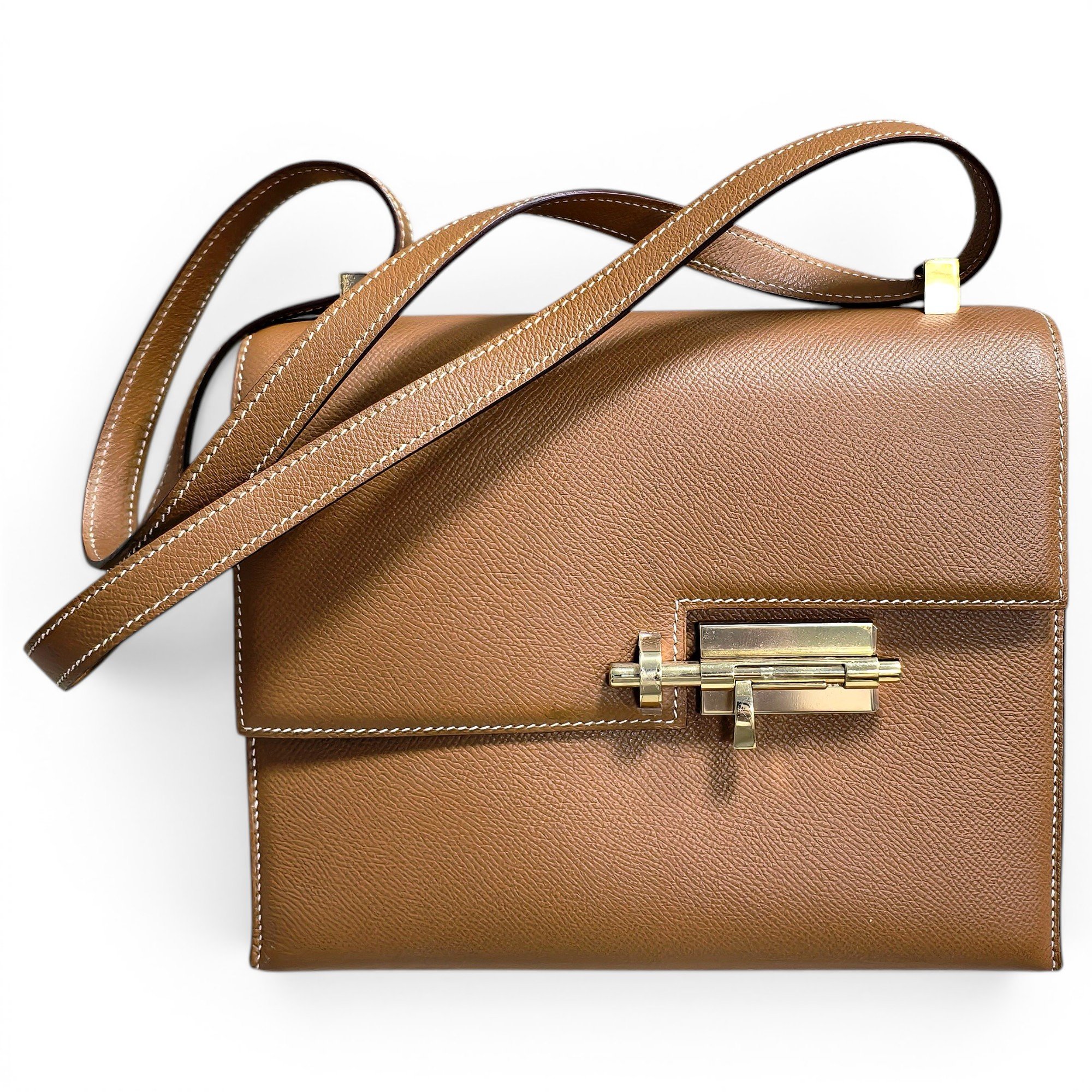 Verrou leather handbag