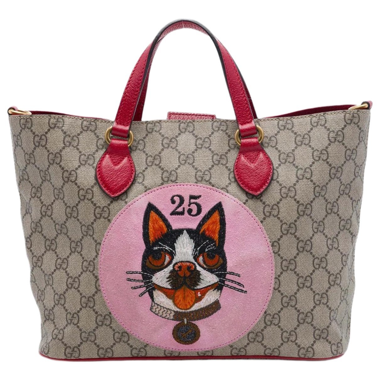 Gucci B cloth satchel