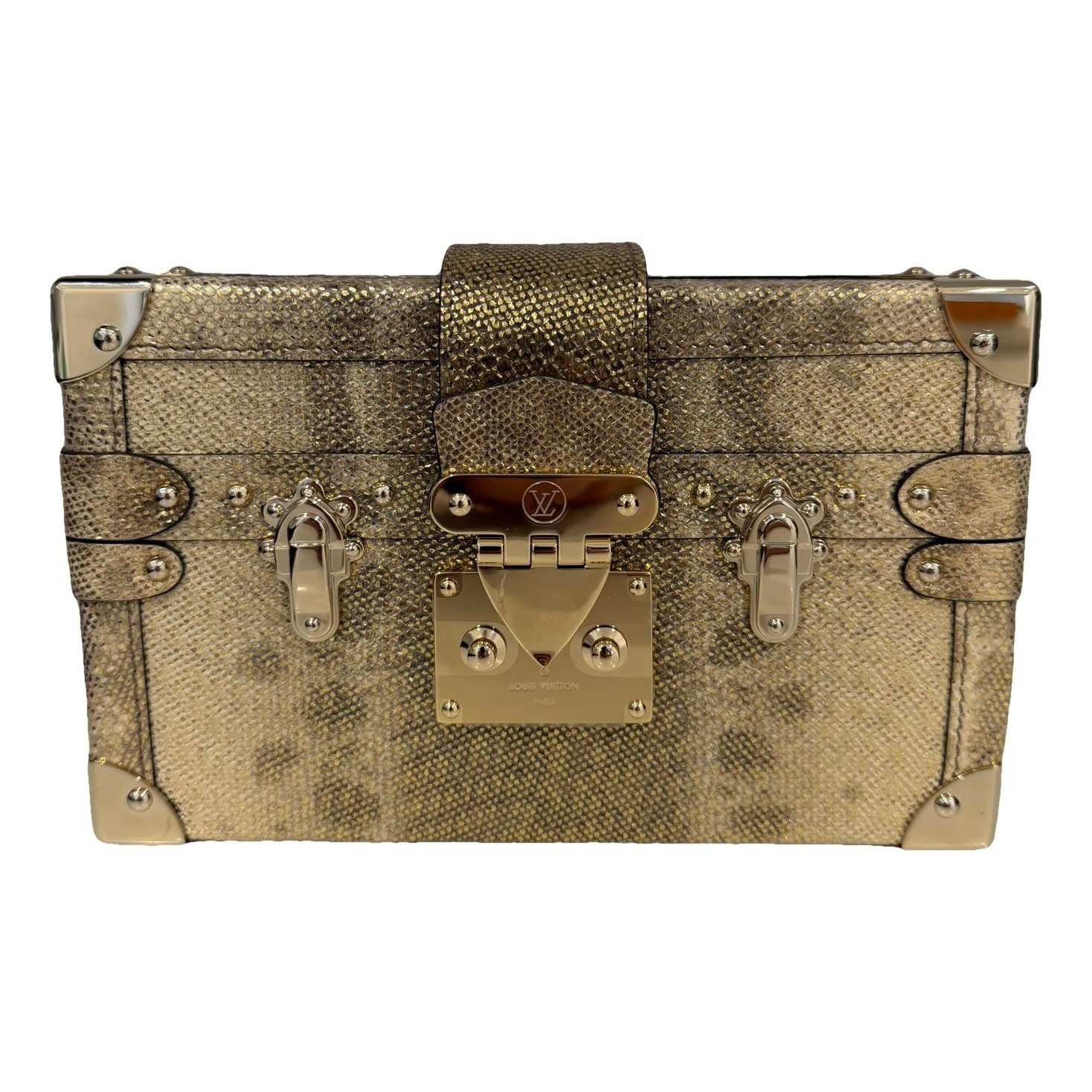 Petite Malle leather crossbody bag