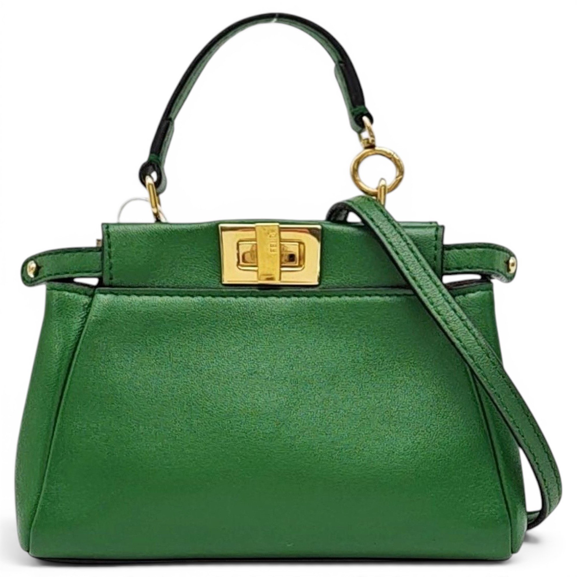 Peekaboo leather handbag
