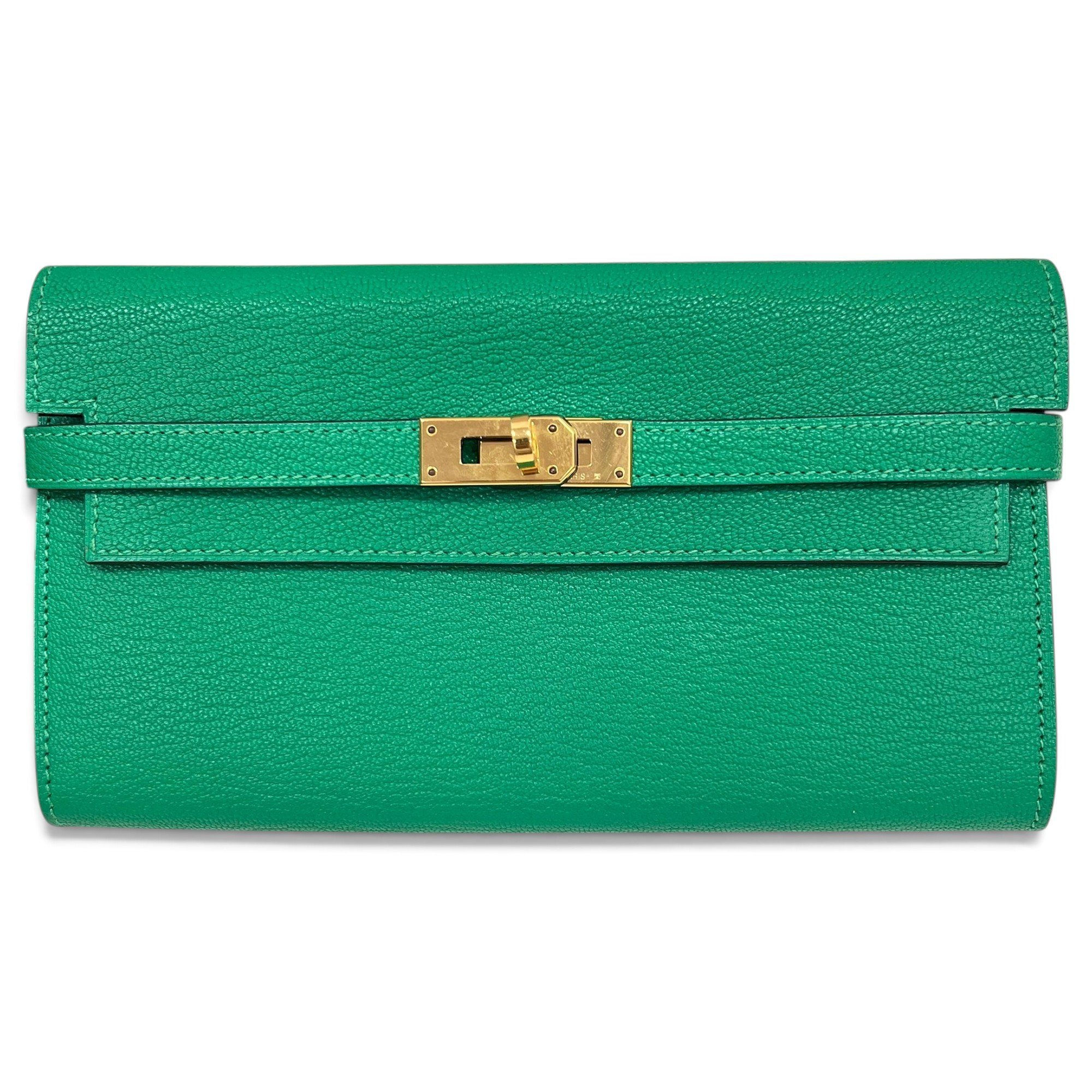 Kelly to go leather clutch bag