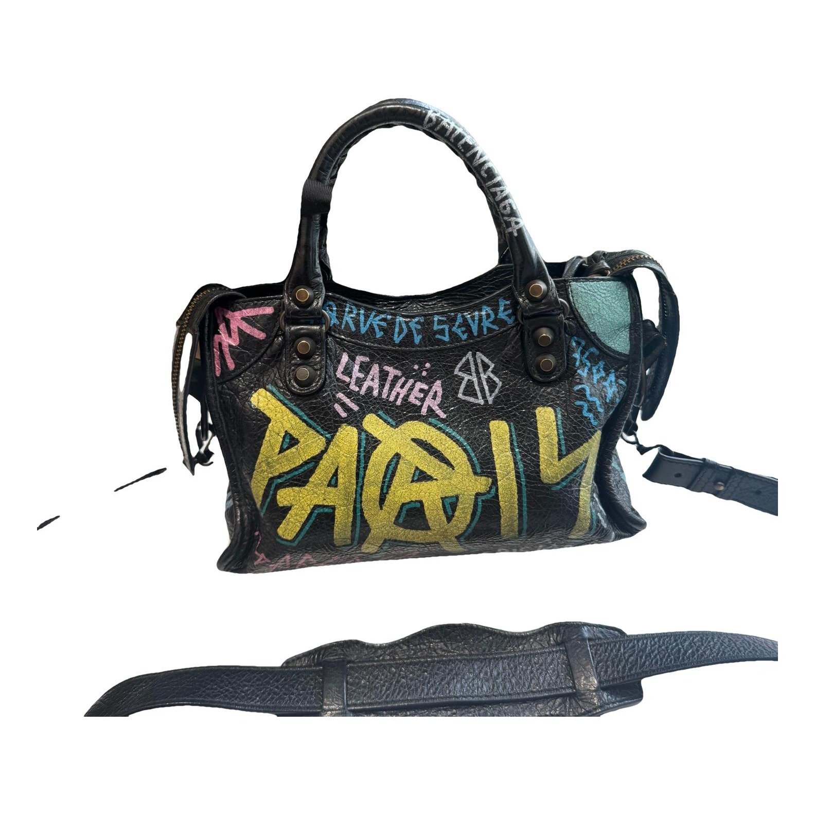 Neo Cagole City leather handbag