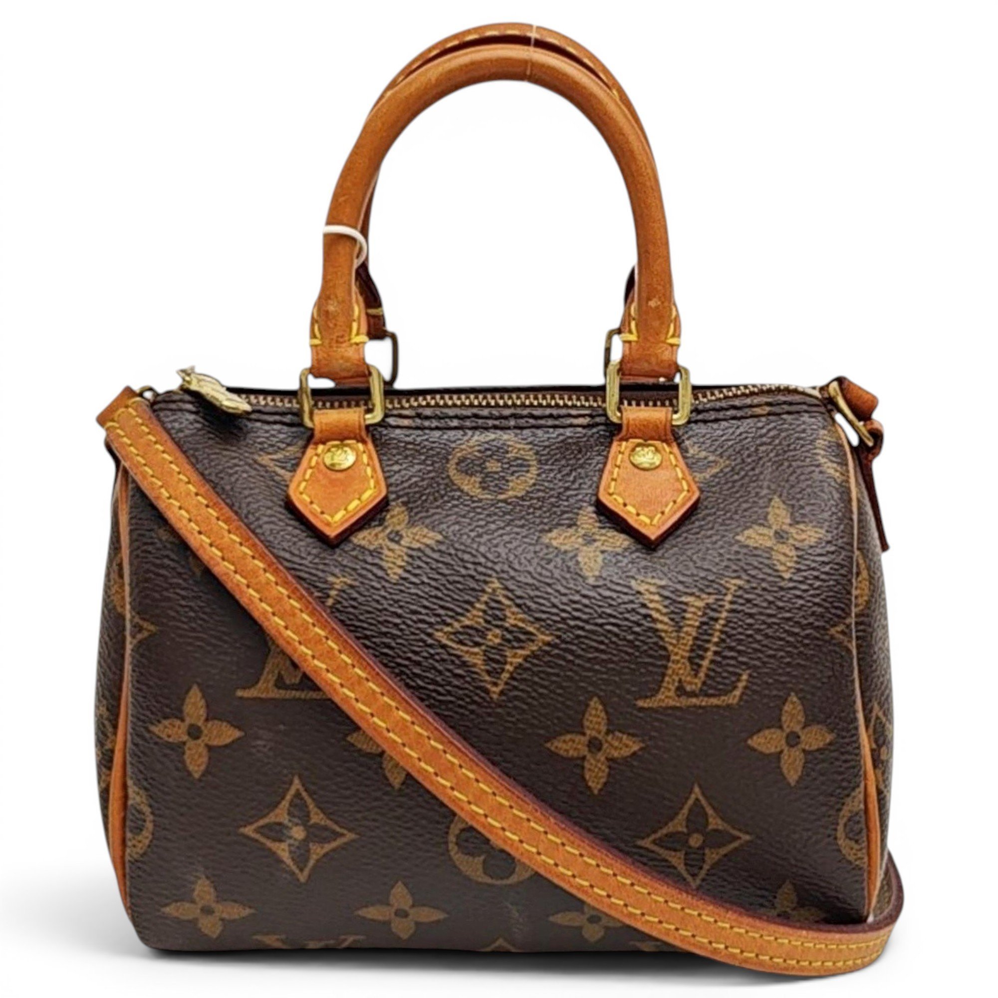 Nano Speedy / Mini HL leather handbag
