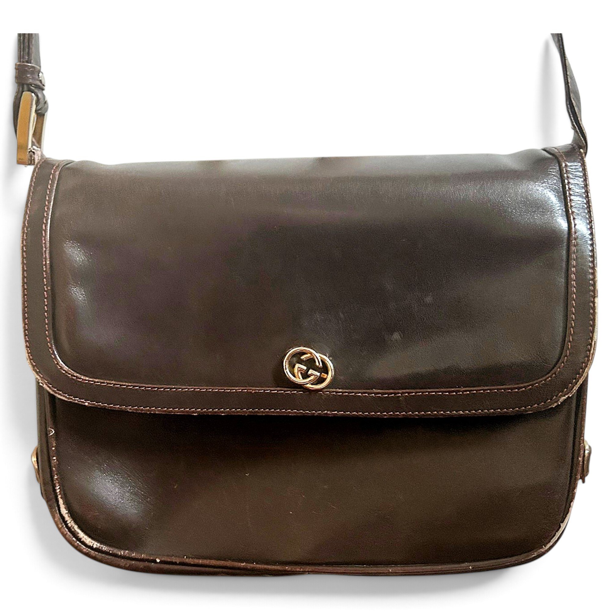 Leather crossbody bag