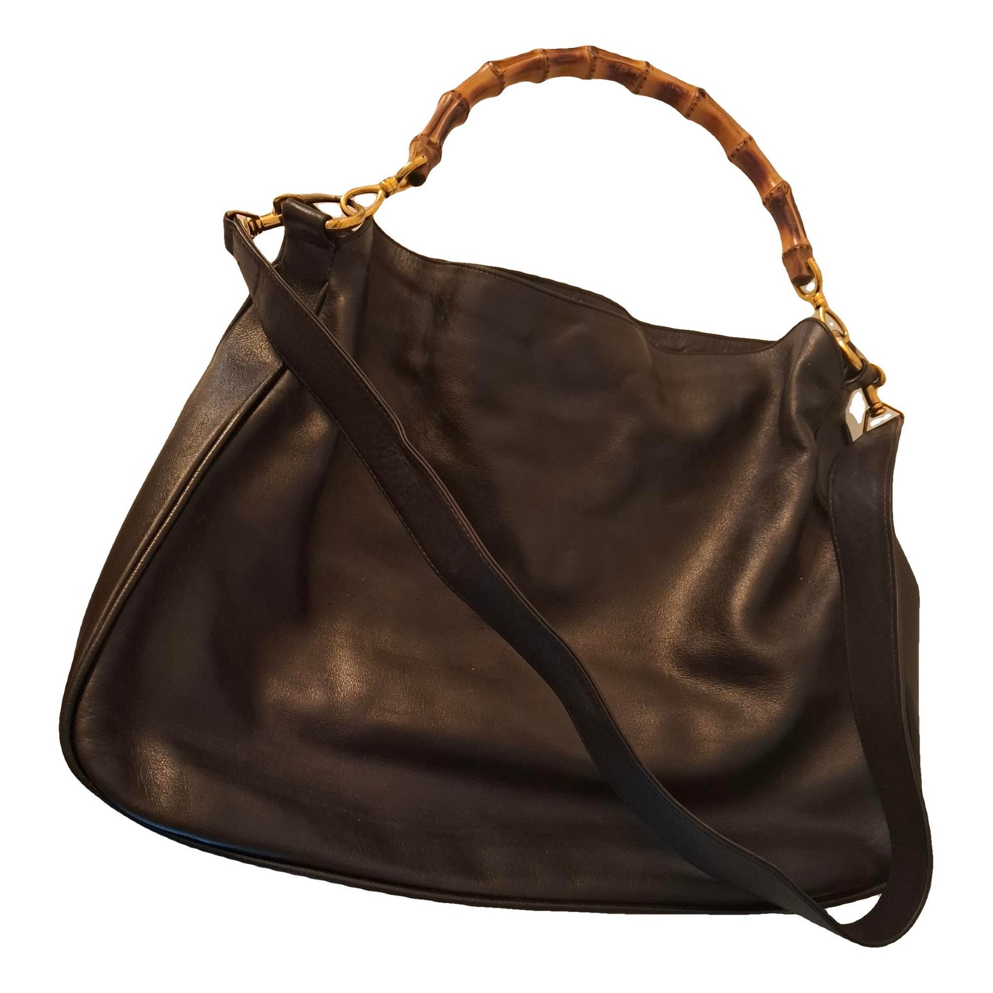 Vintage Bamboo leather tote
