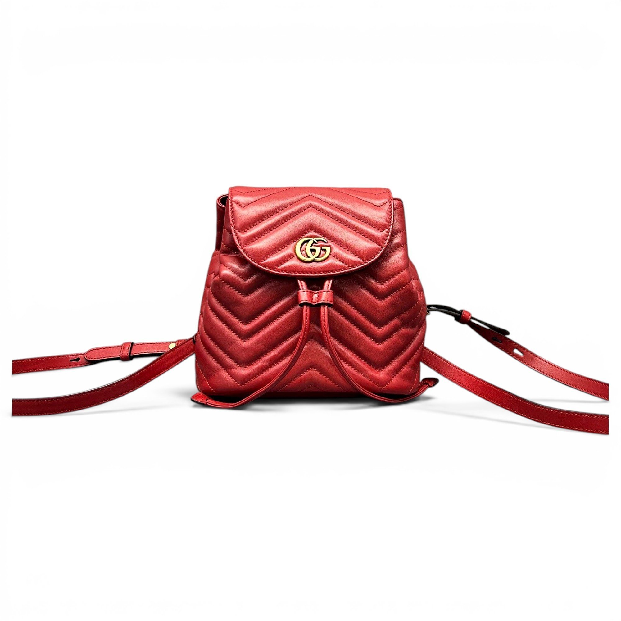 Leather backpack