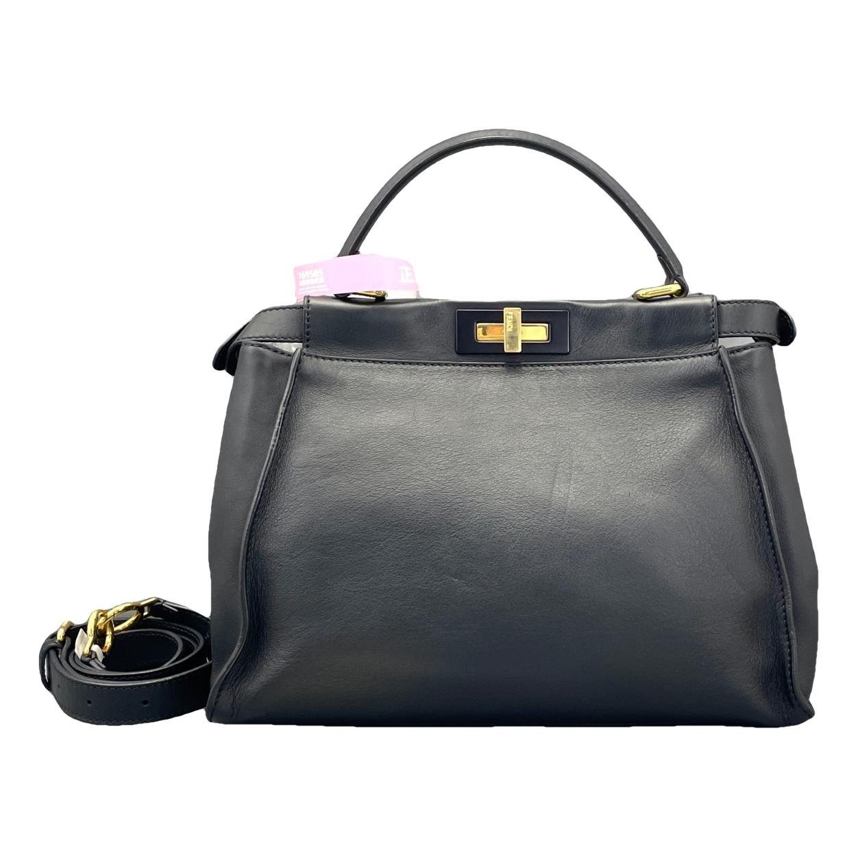 Peekaboo leather handbag
