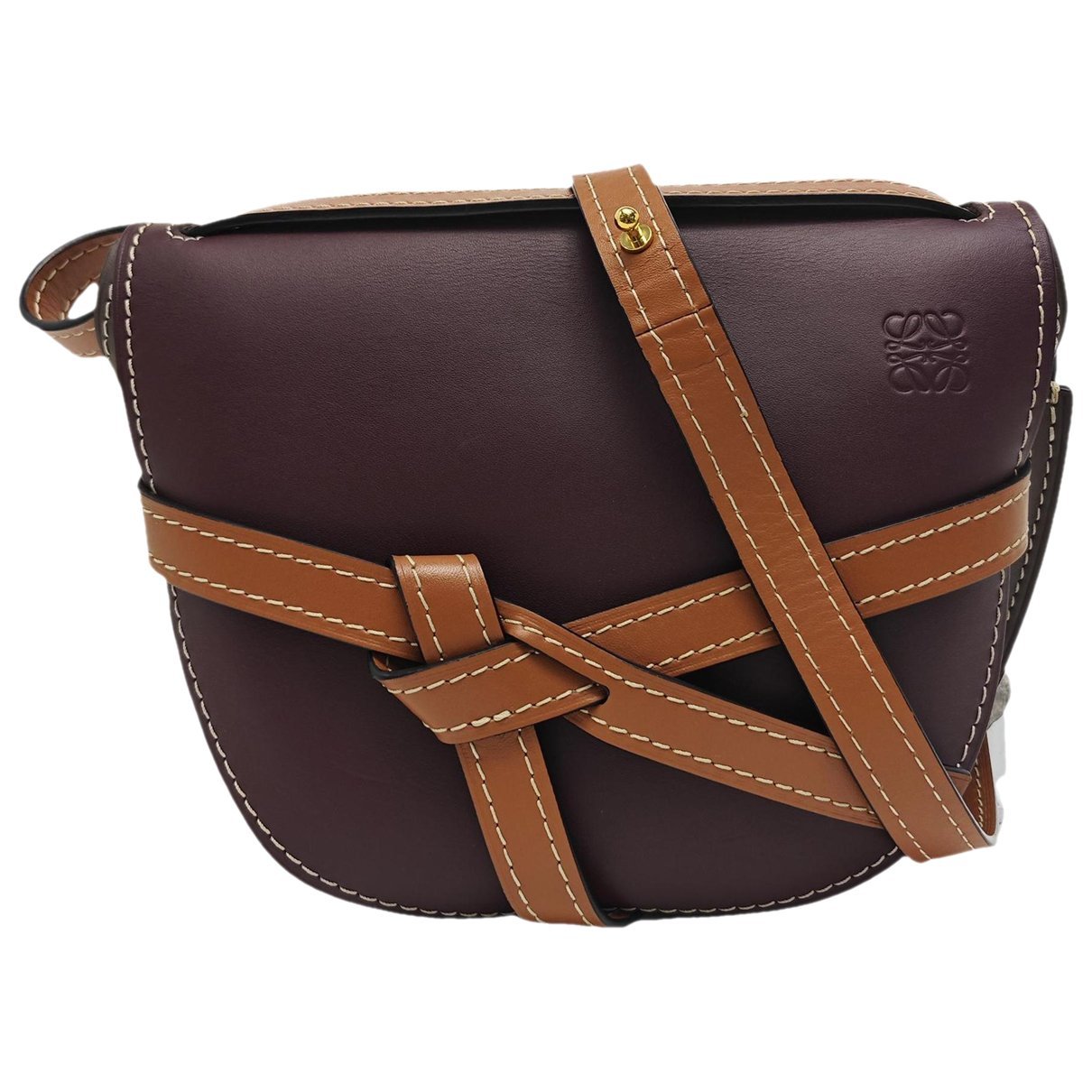 Gate leather crossbody bag
