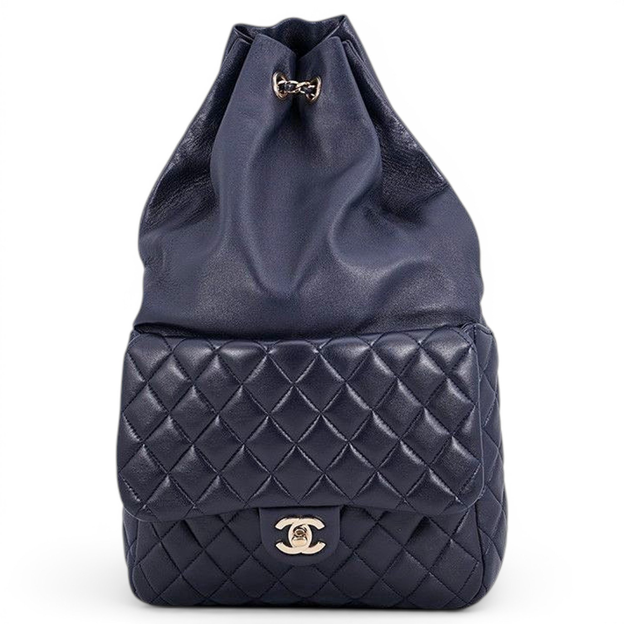 Leather backpack