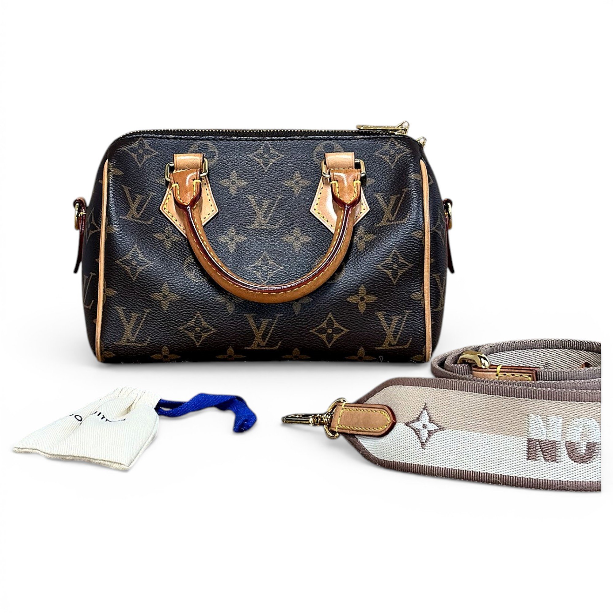 Speedy leather handbag