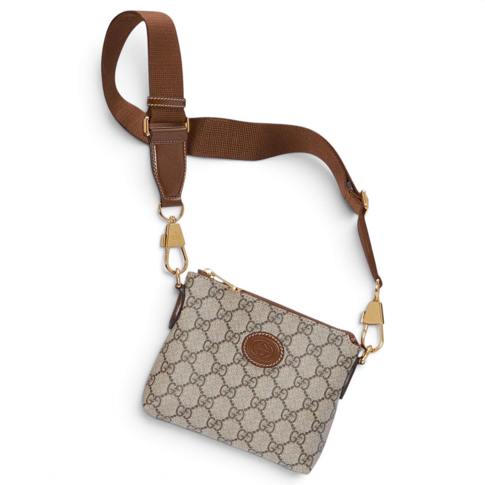 Ophidia leather crossbody bag