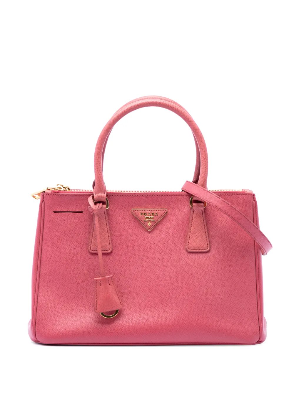 2013-2026 Medium Saffiano Lux Galleria Double Zip Tote satchel
