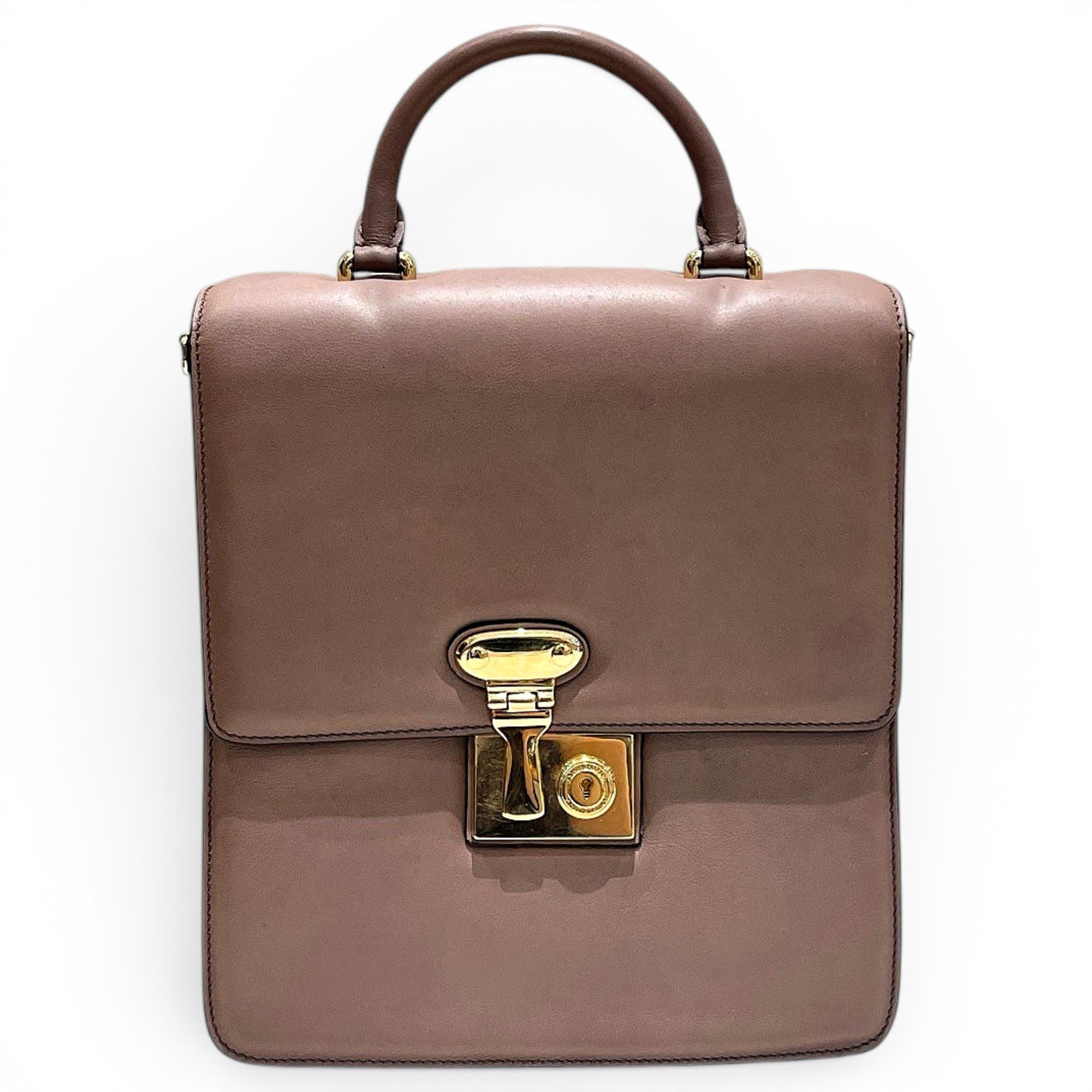 Leather handbag