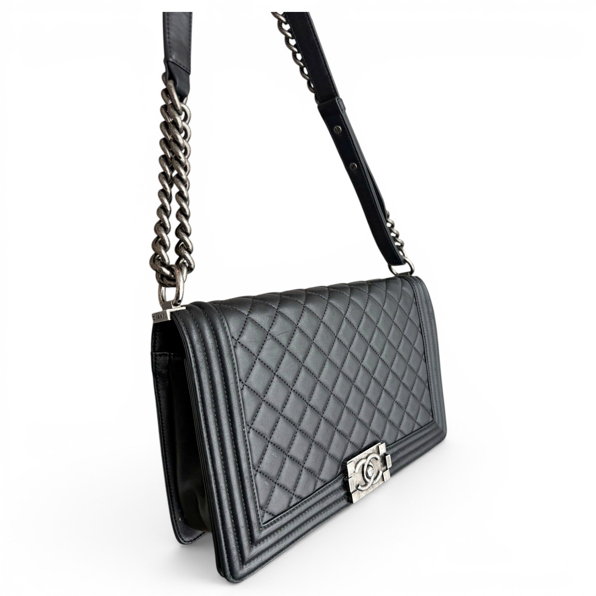 Boy leather handbag