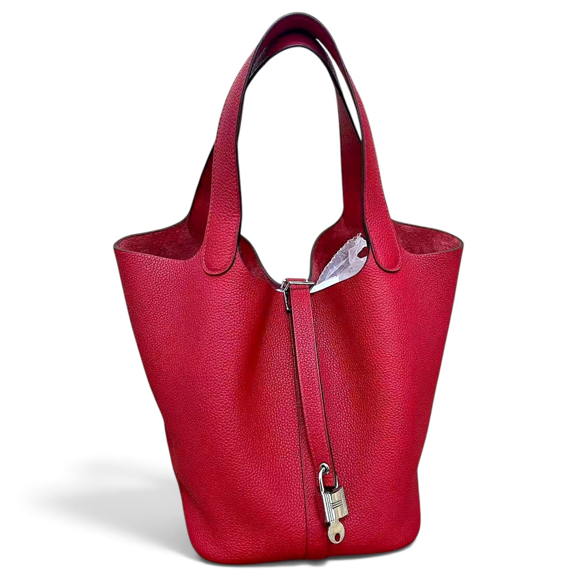 Picotin leather handbag