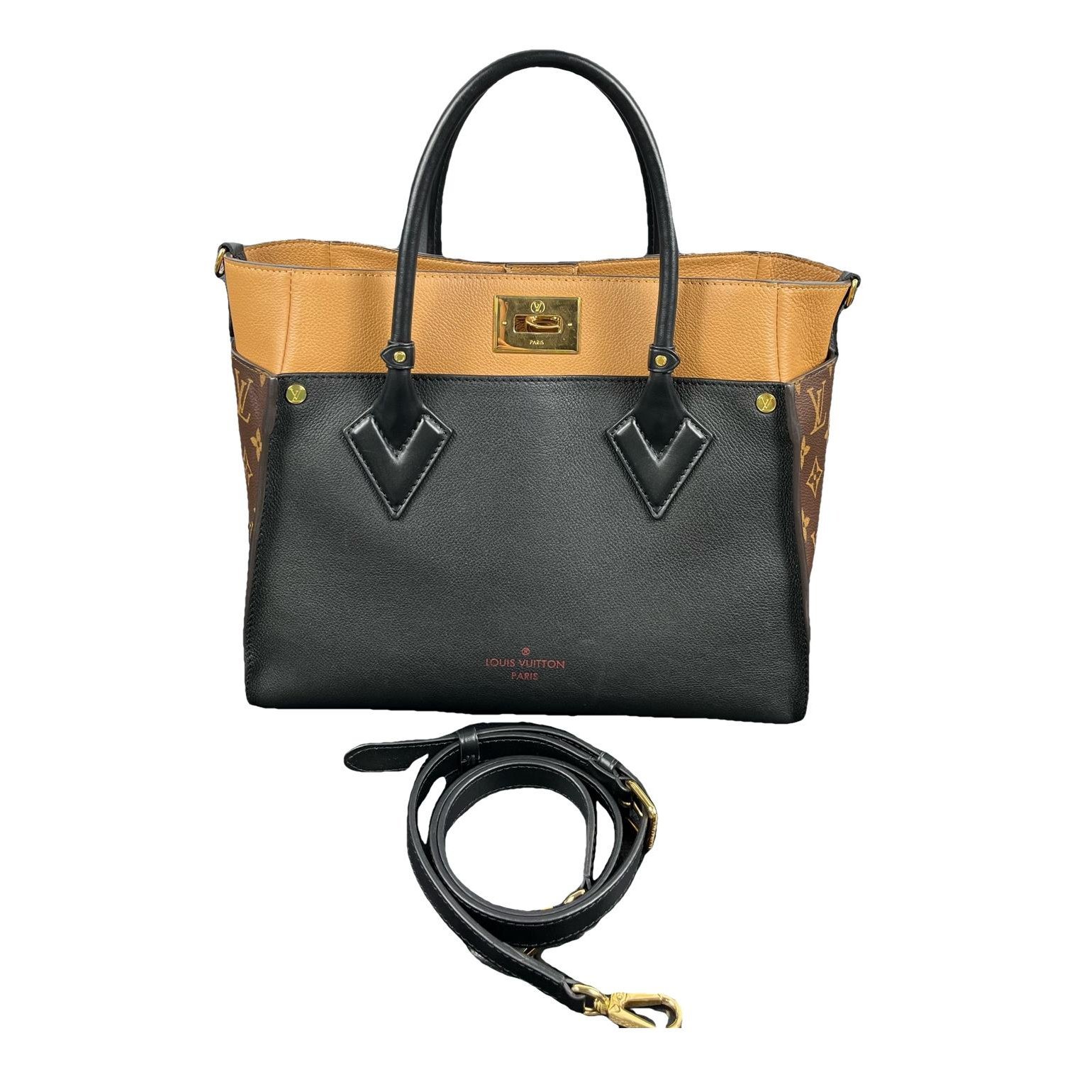 On My Side leather handbag