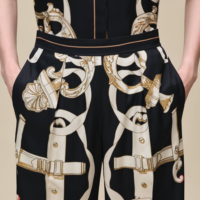 Noir "Ferronnerie Remix" Pants