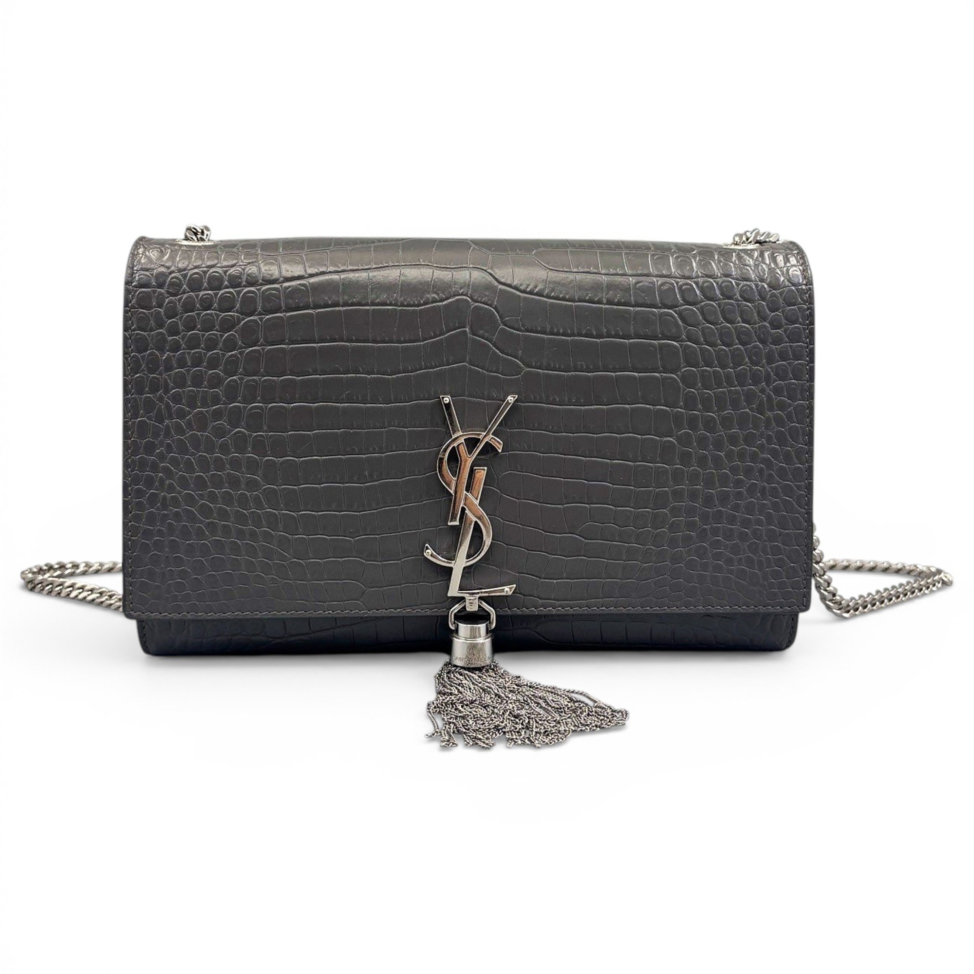 Pompom Kate leather handbag