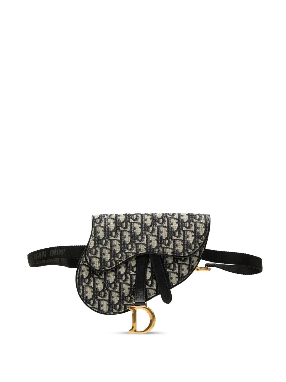 2019 Oblique Canvas Saddle belt bag