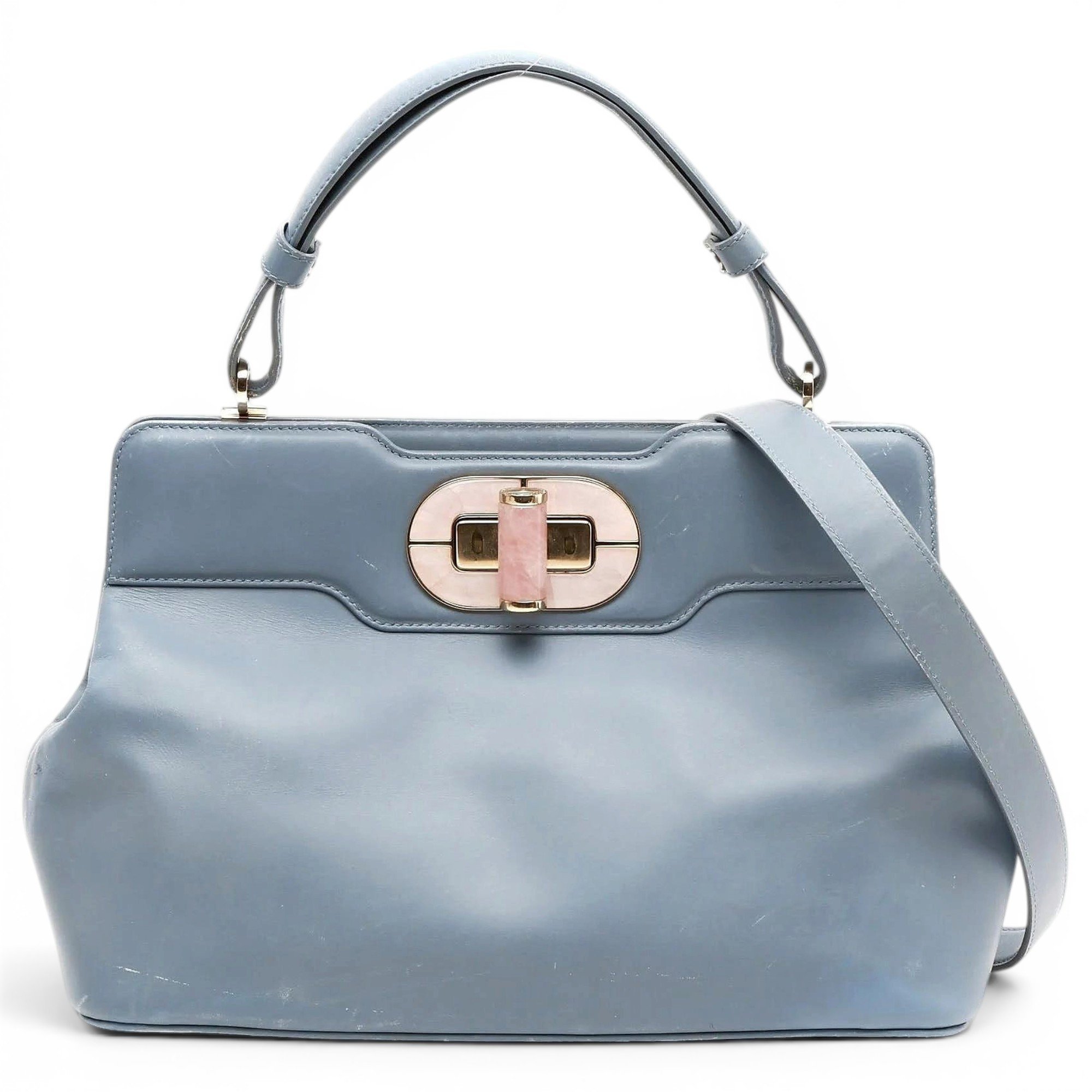 Isabella Rossellini leather handbag