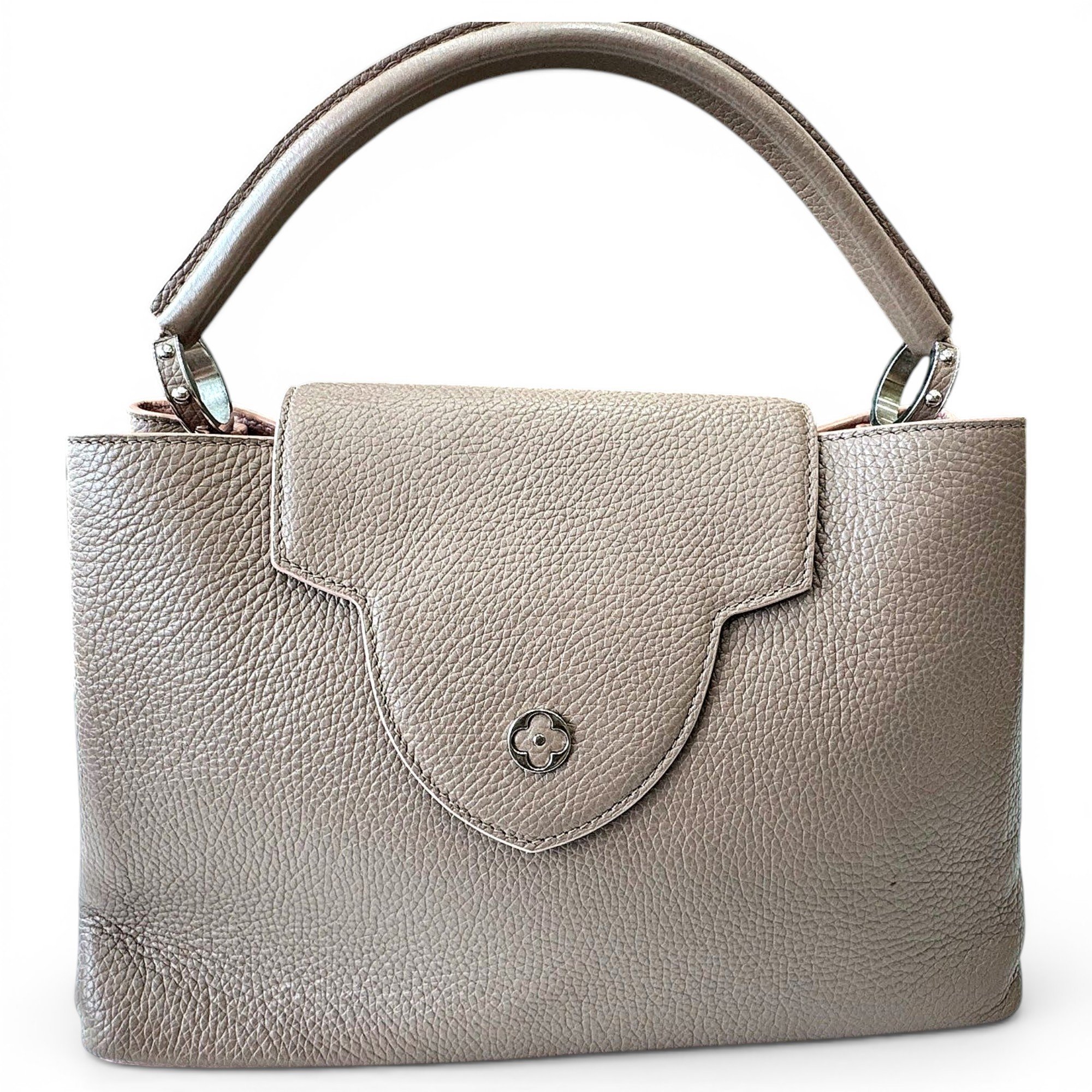 Capucines leather handbag