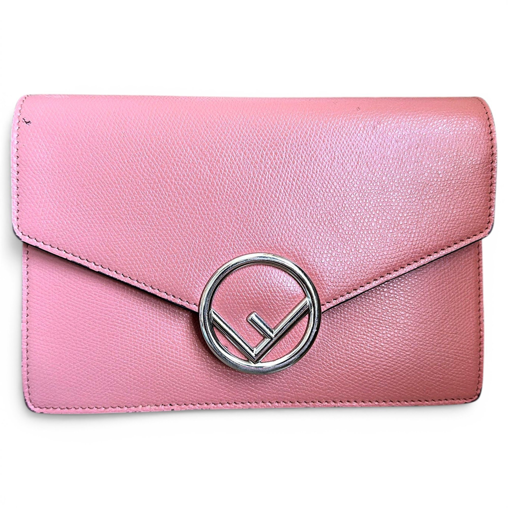 Wallet On Chain leather handbag