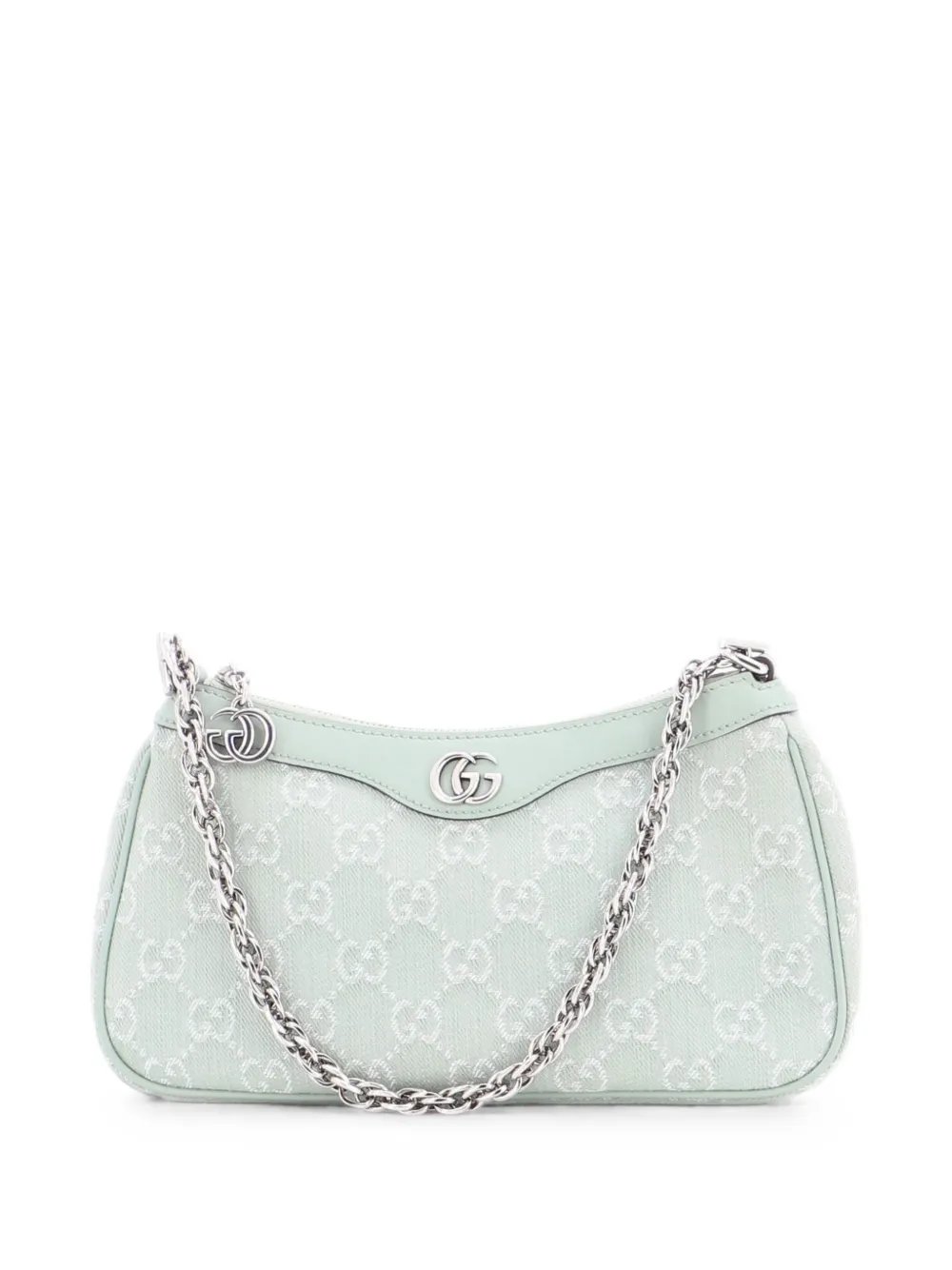 Ophidia Zip Pochette GG Denim Small shoulder bag