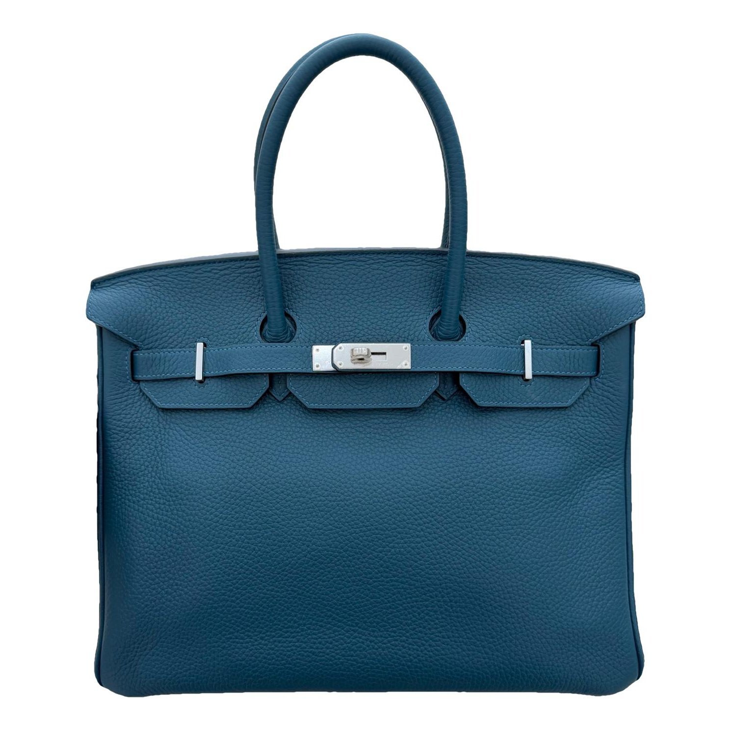 Hermes Birkin 35 Handbag Colvert Togo Leather