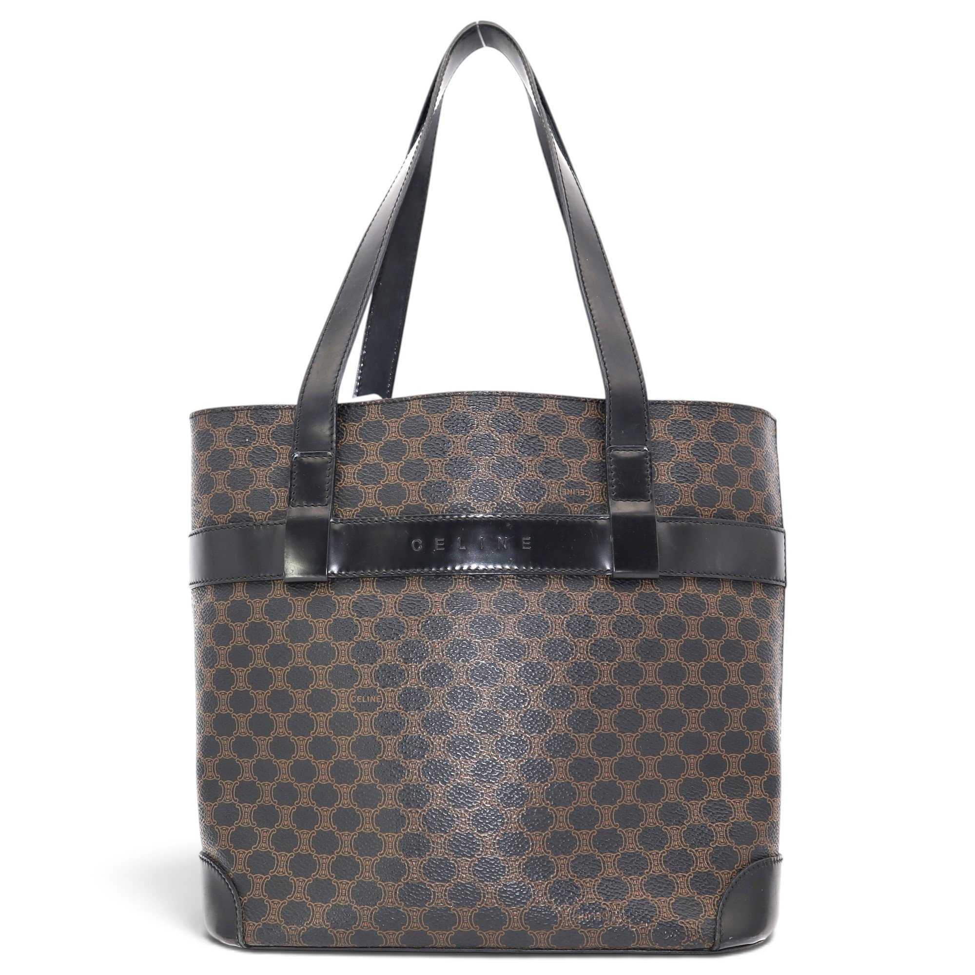 Leather tote