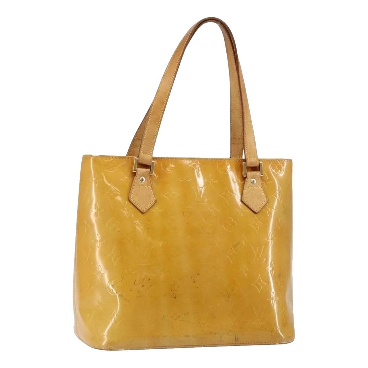 Patent leather handbag