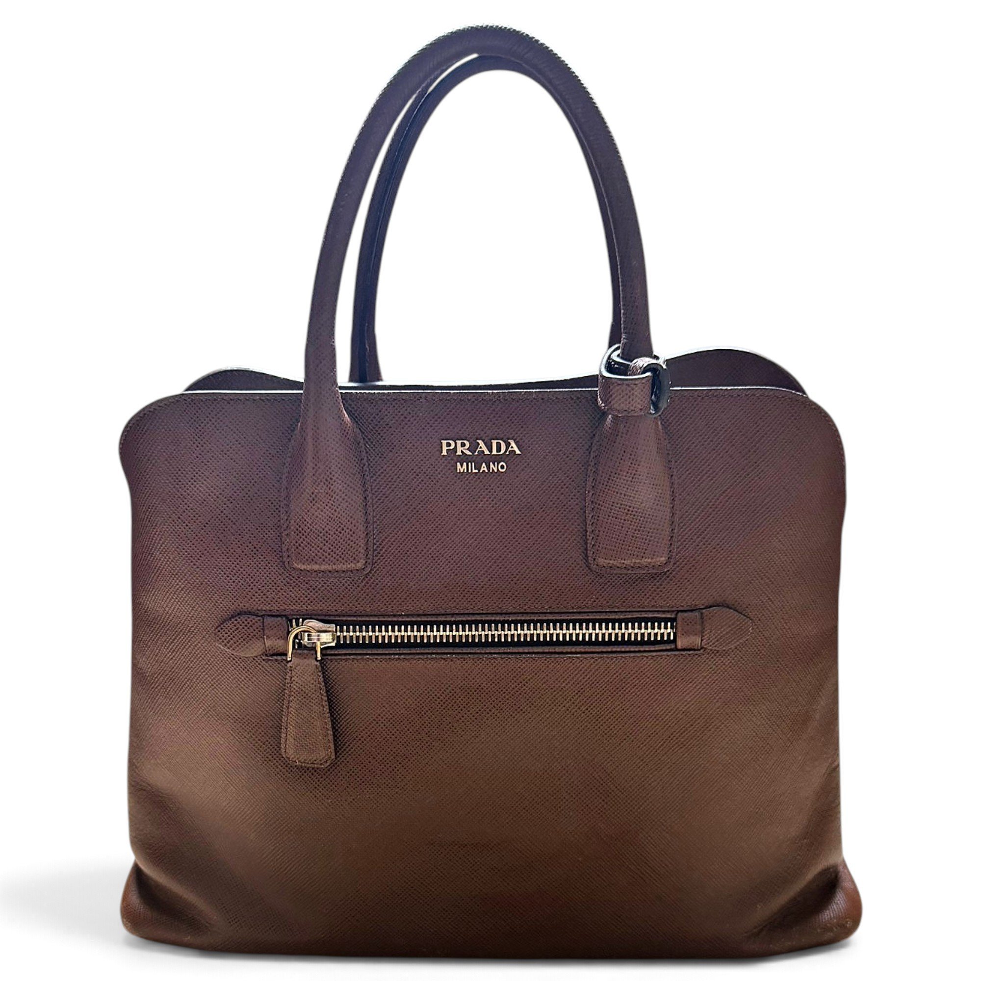Promenade leather handbag