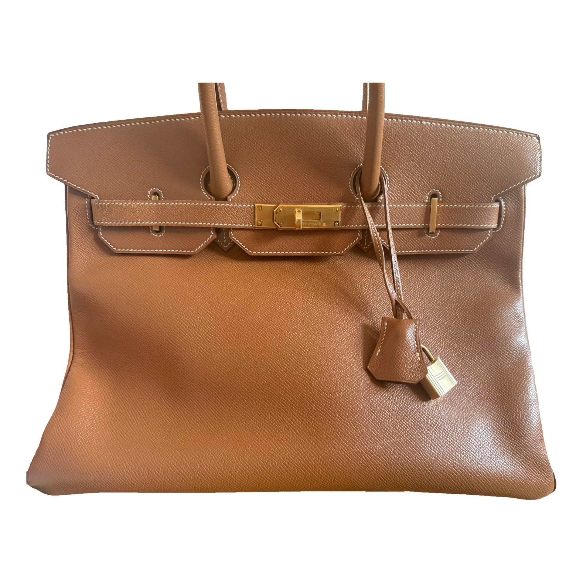 Hermes Birkin 35 leather handbag
