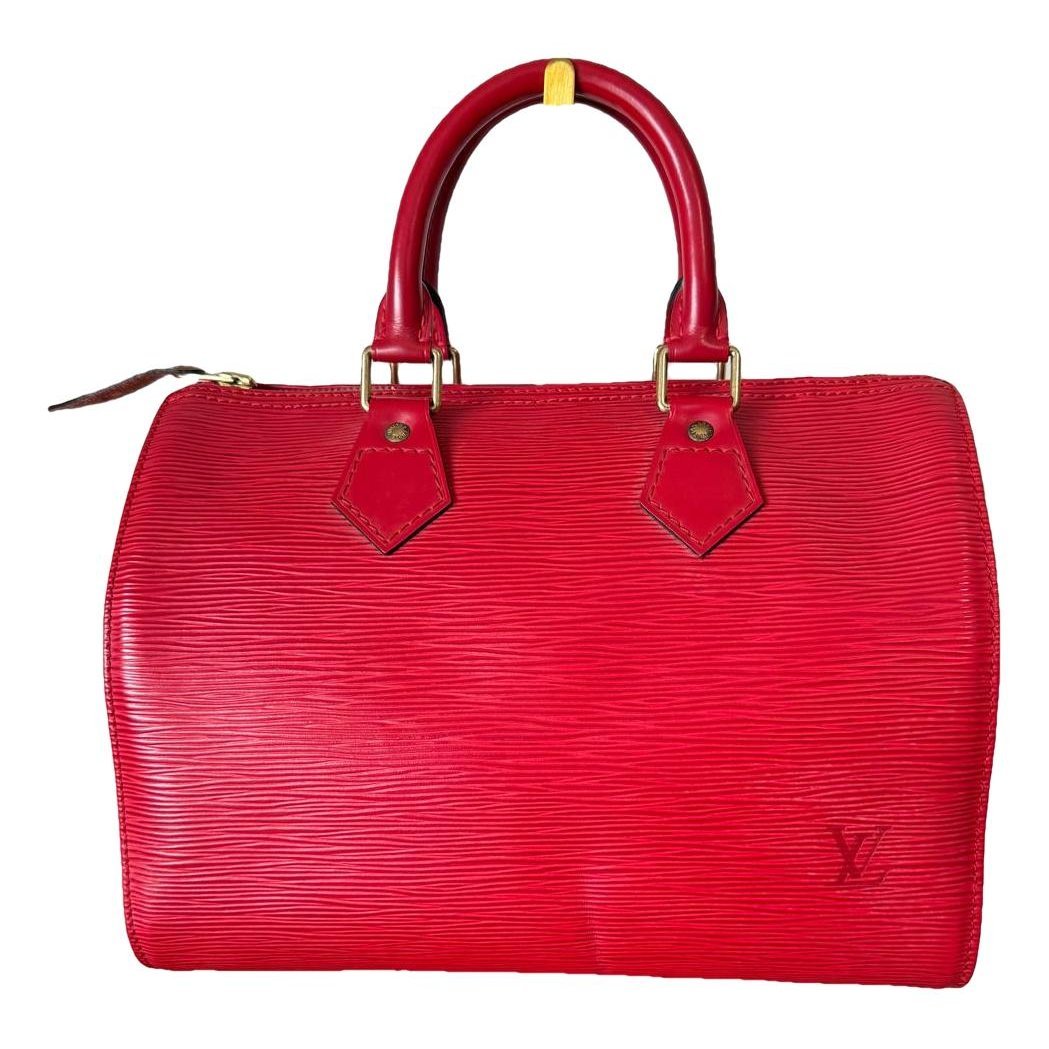 Speedy leather handbag