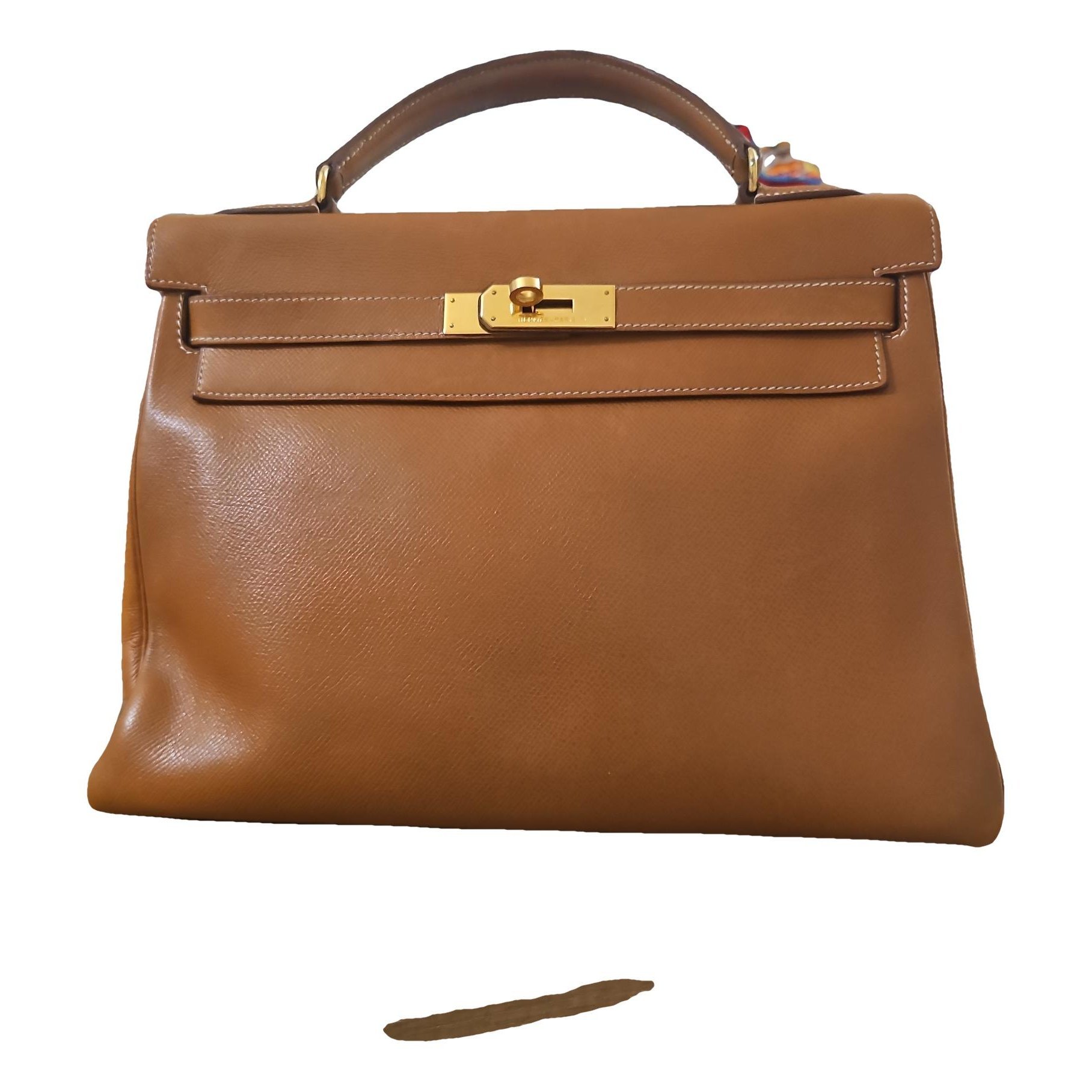 Kelly 32 leather handbag