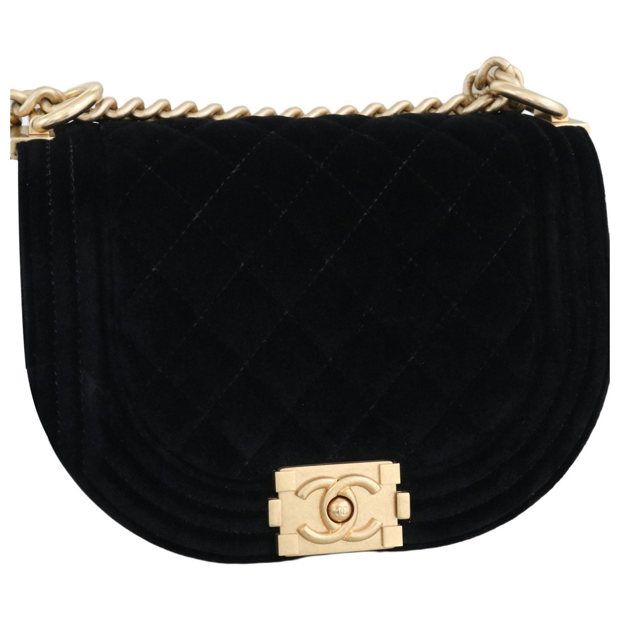 Velvet handbag