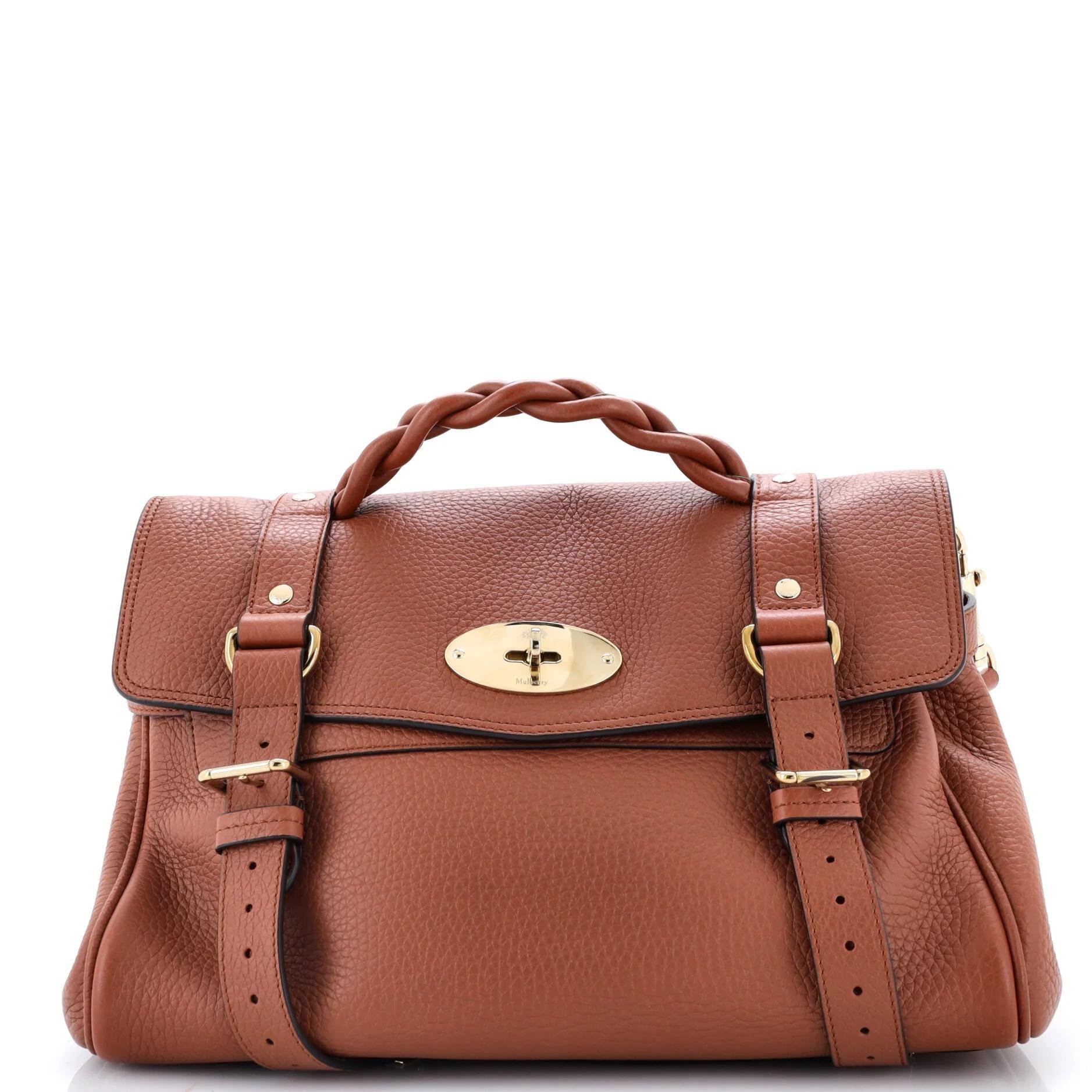 Leather satchel