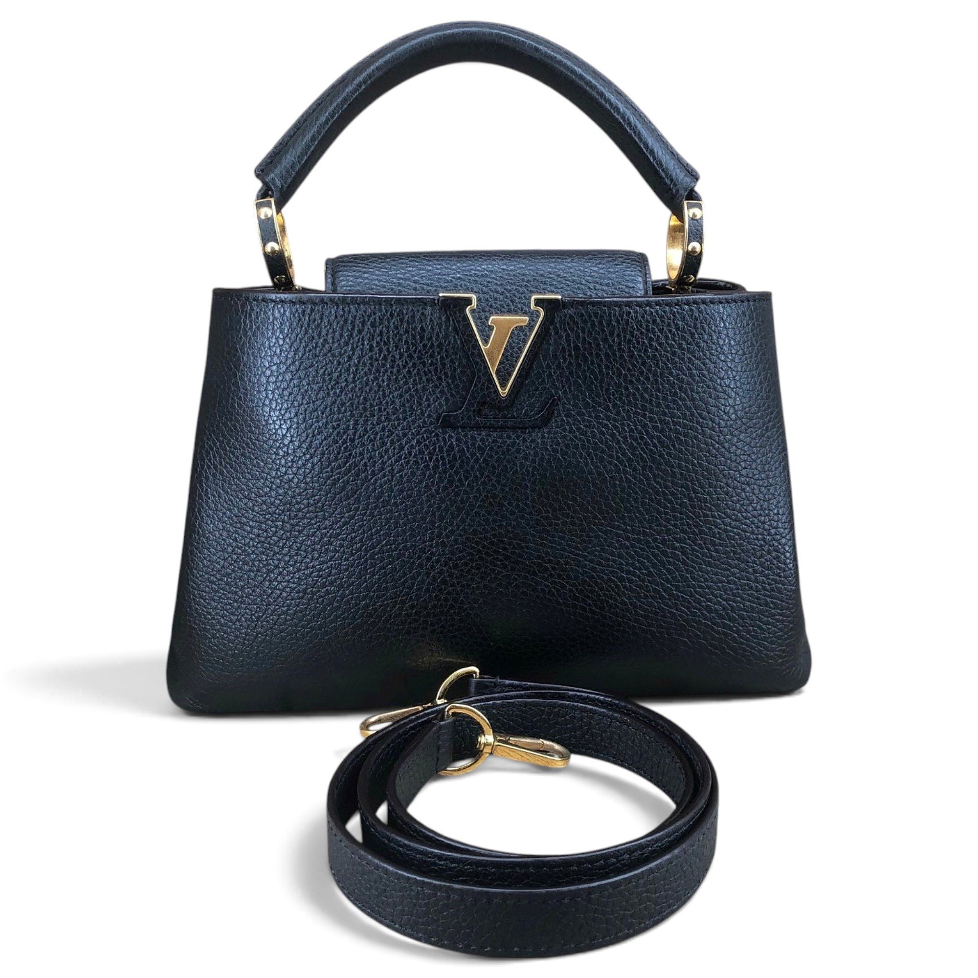 Capucines leather handbag