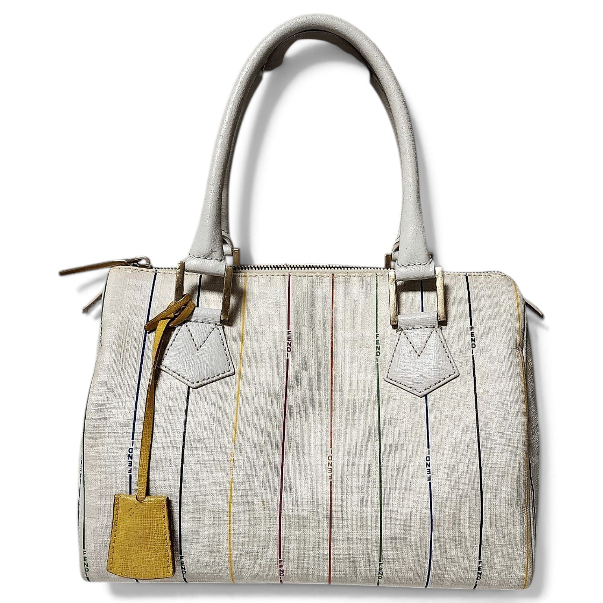 Fendi Forever Bauletto cloth bowling bag