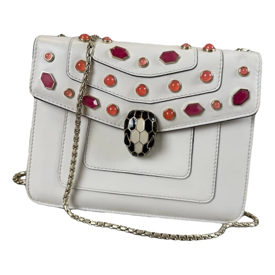 Serpenti leather handbag