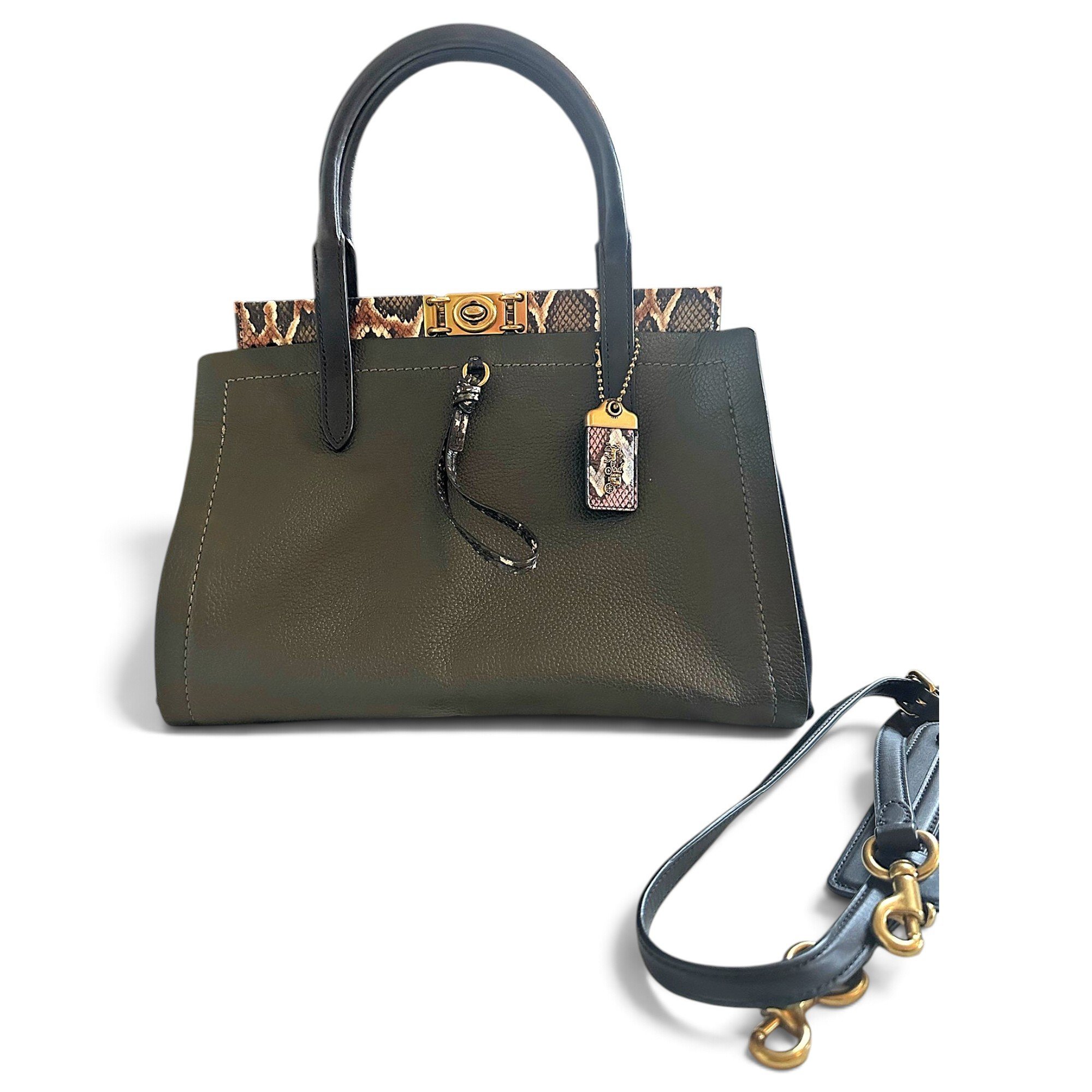 Leather handbag