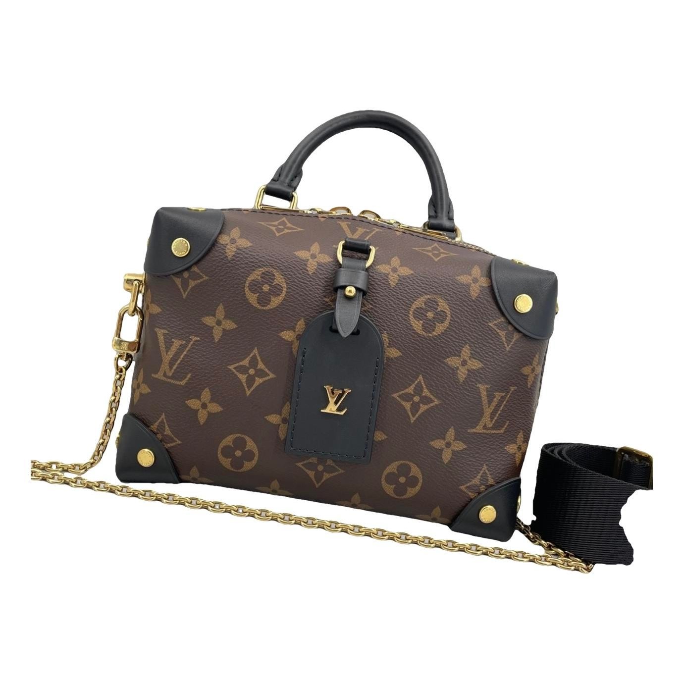 Petite Malle Souple leather handbag