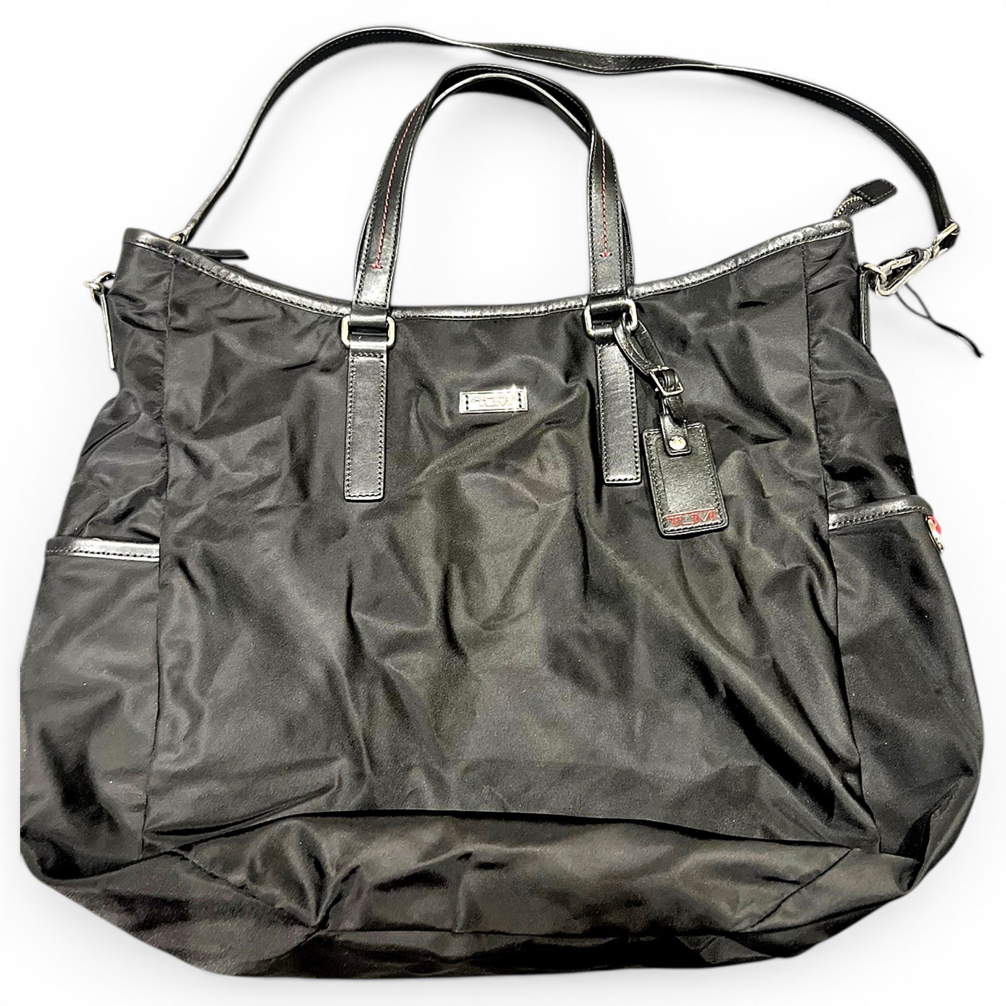 Leather tote