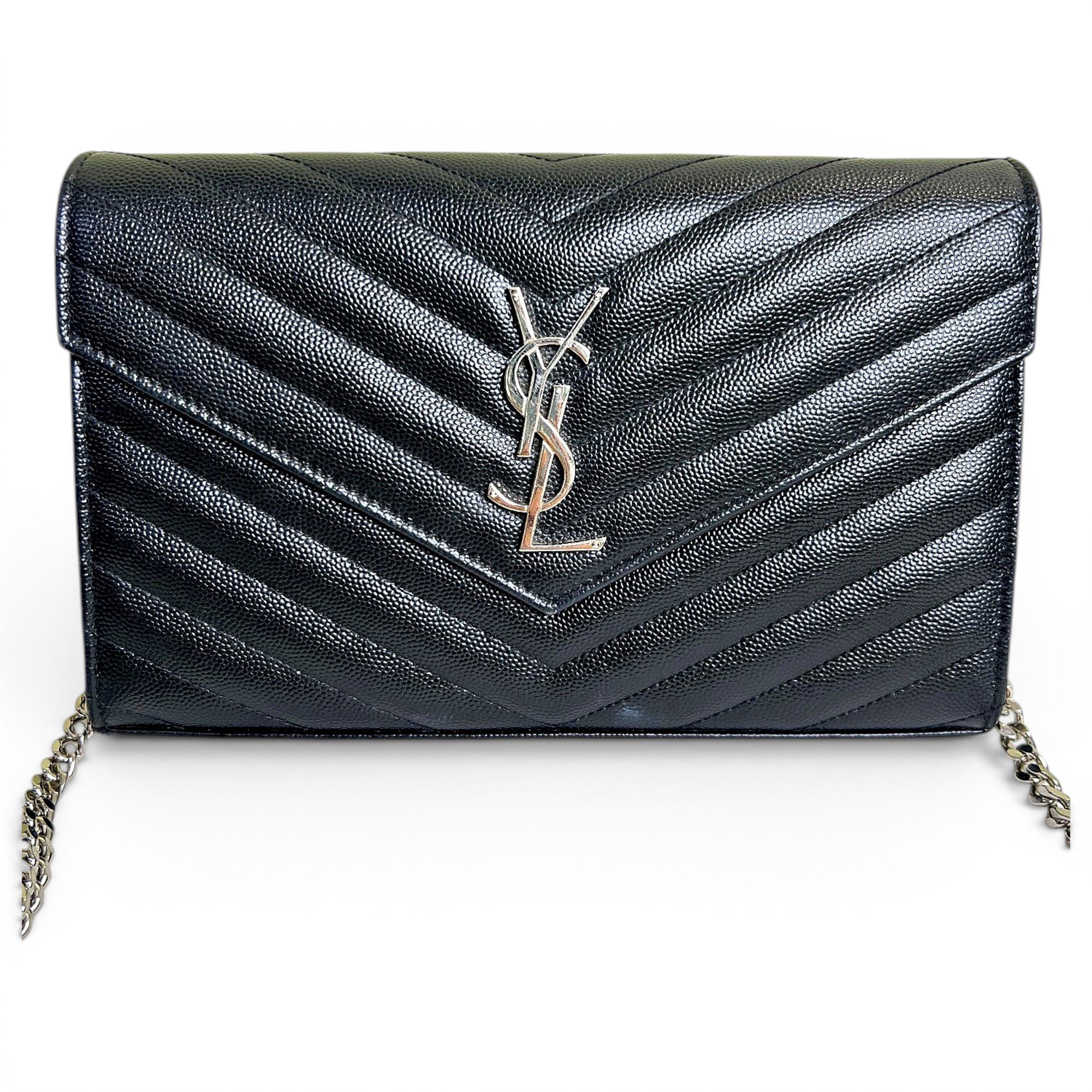 Portefeuille enveloppe leather crossbody bag