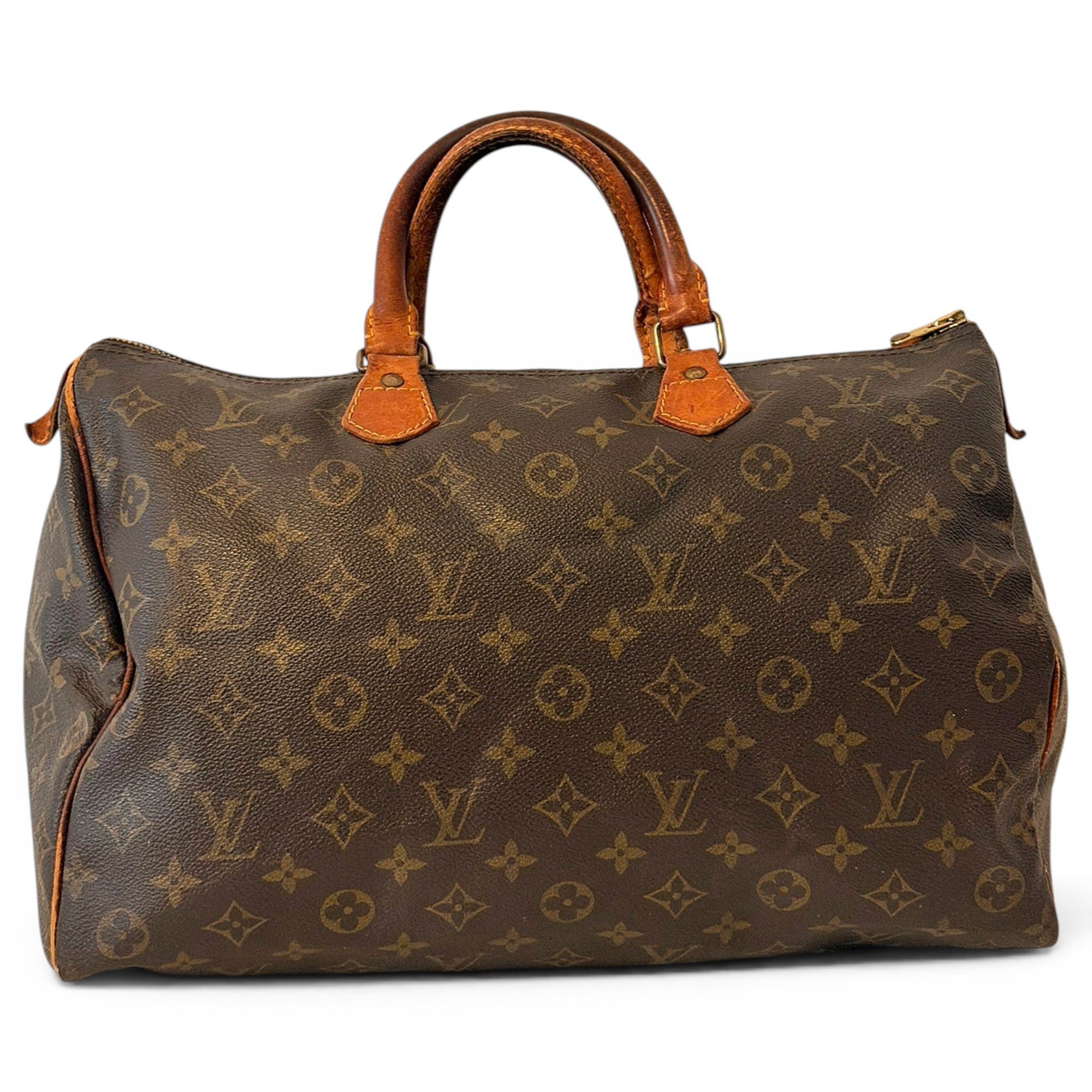 Speedy leather handbag