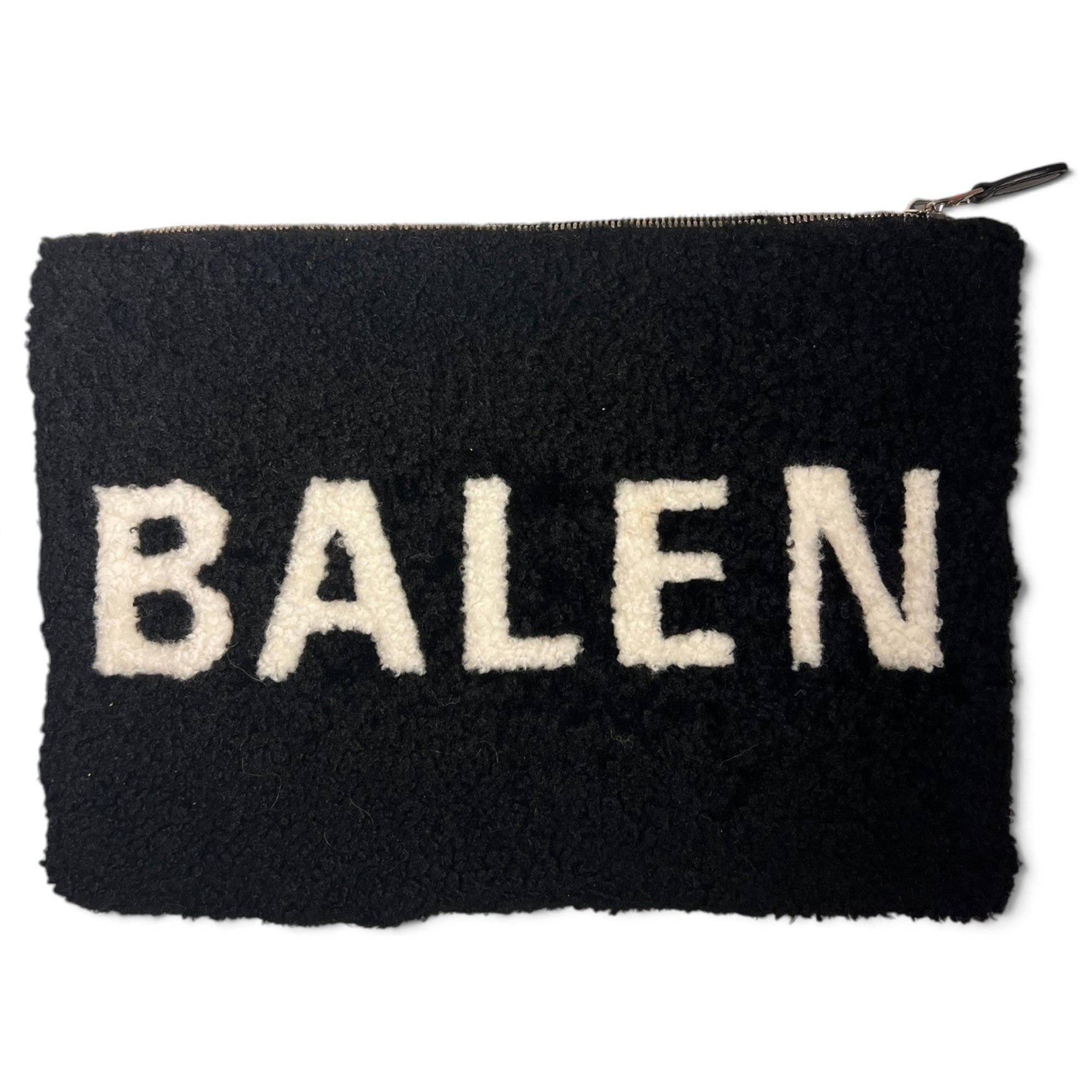 Faux fur clutch bag