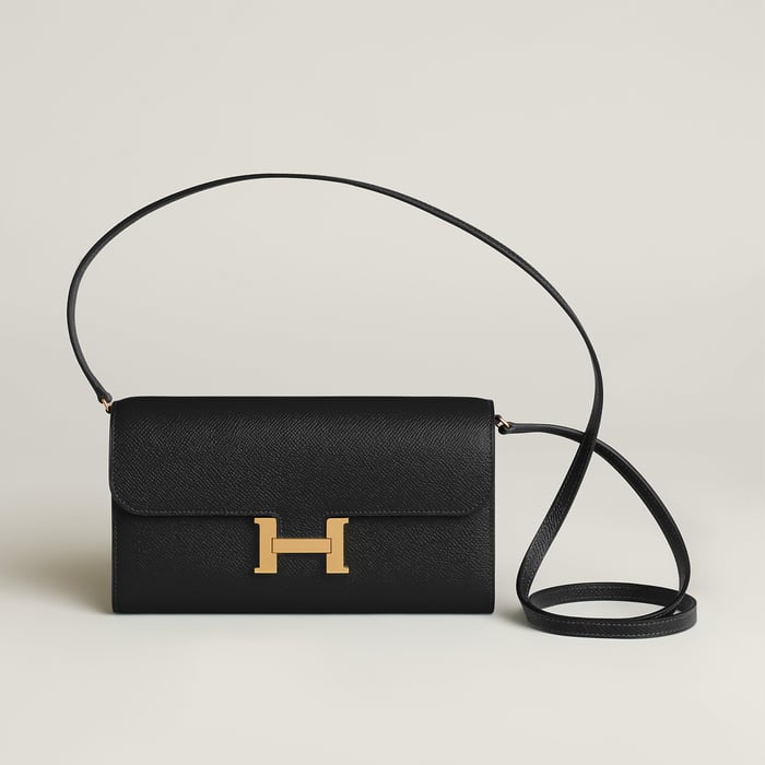 Noir Constance to Go Wallet