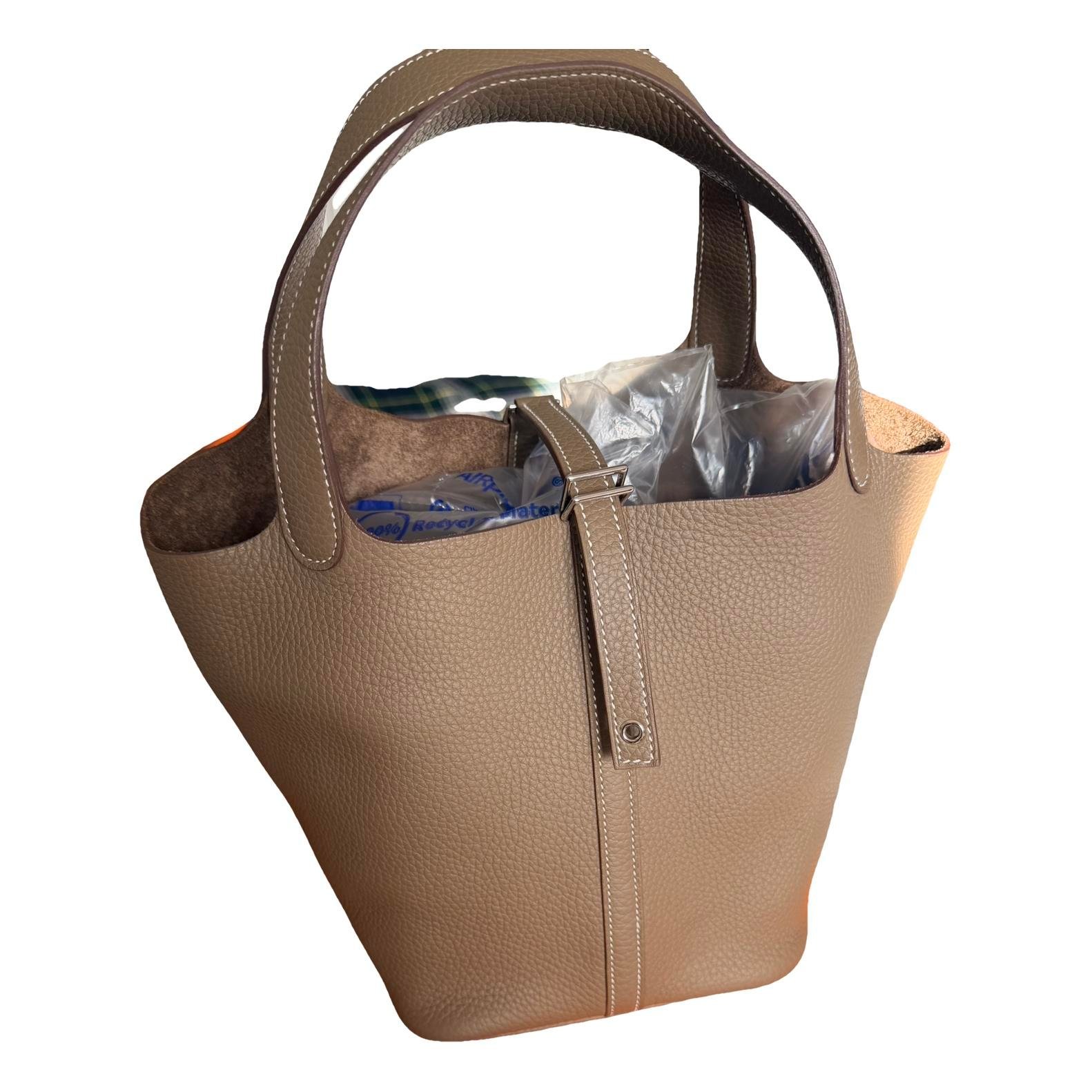 Hermes Picotin 22 Handbag Etoupe 2025