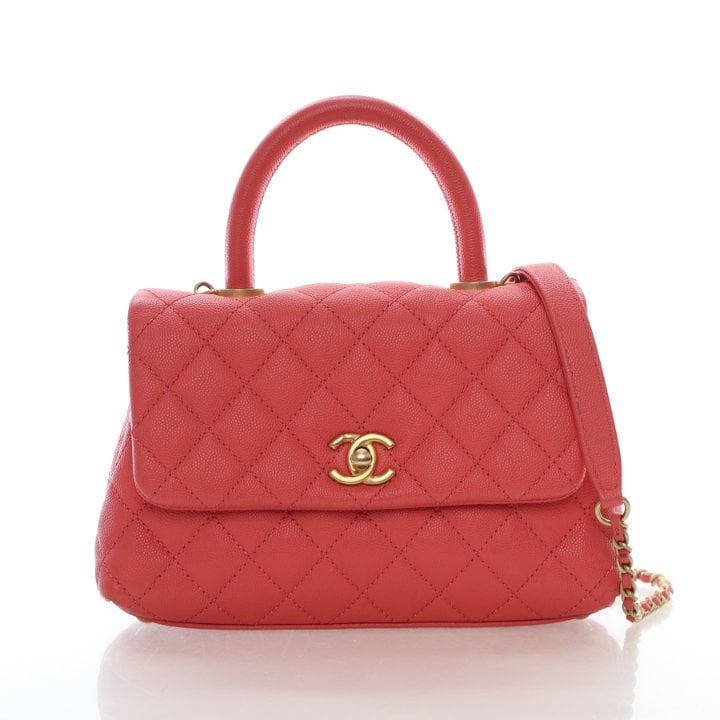 Chanel Small Caviar Coco Handle Bag