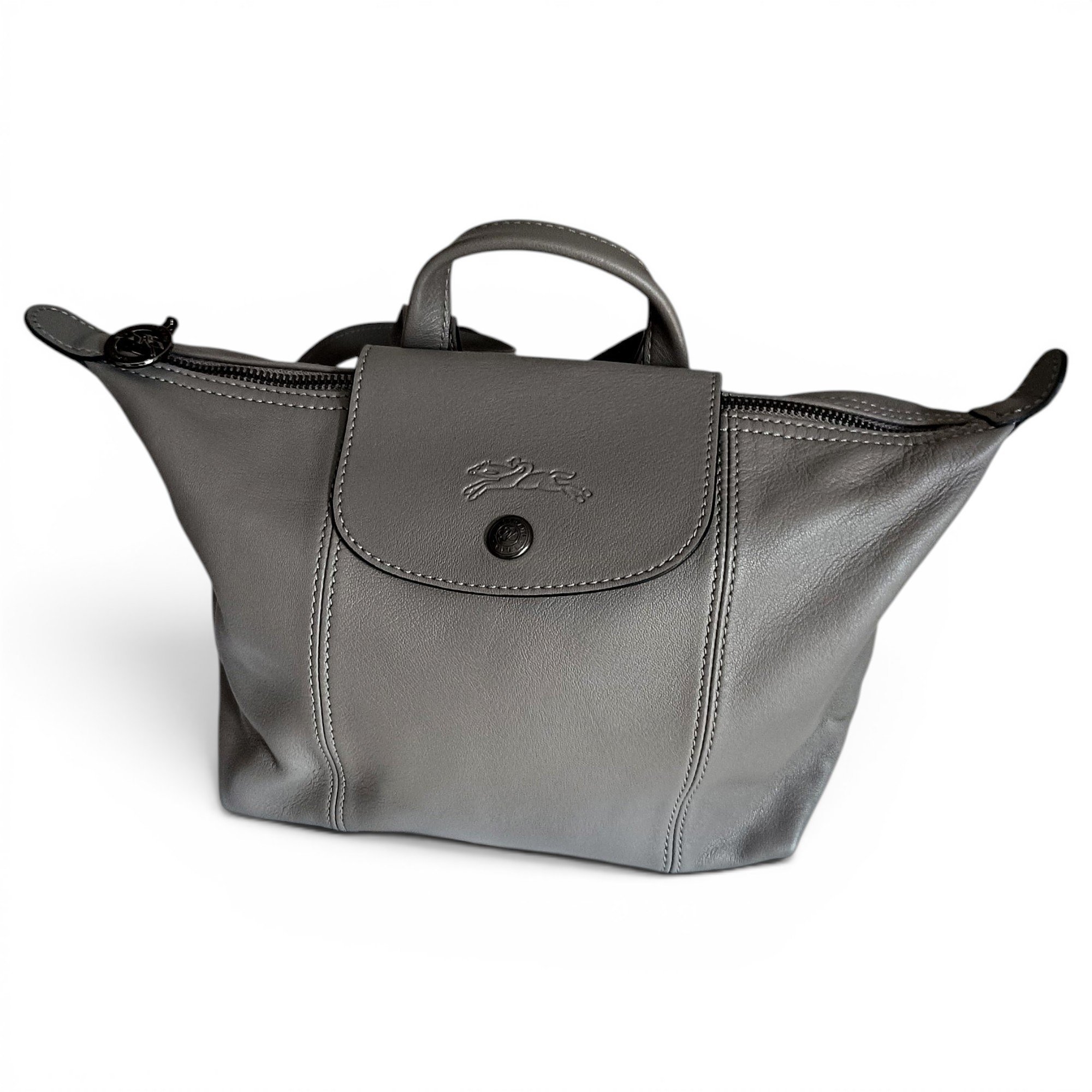 Pliage leather handbag